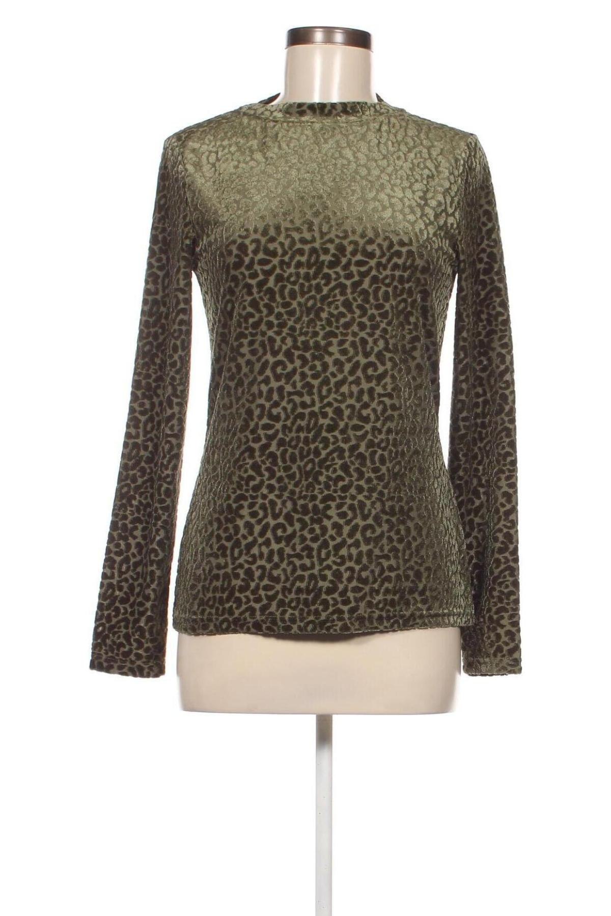 Дамска блуза Object, Размер S, Цвят Зелен, Цена 5,04 лв.