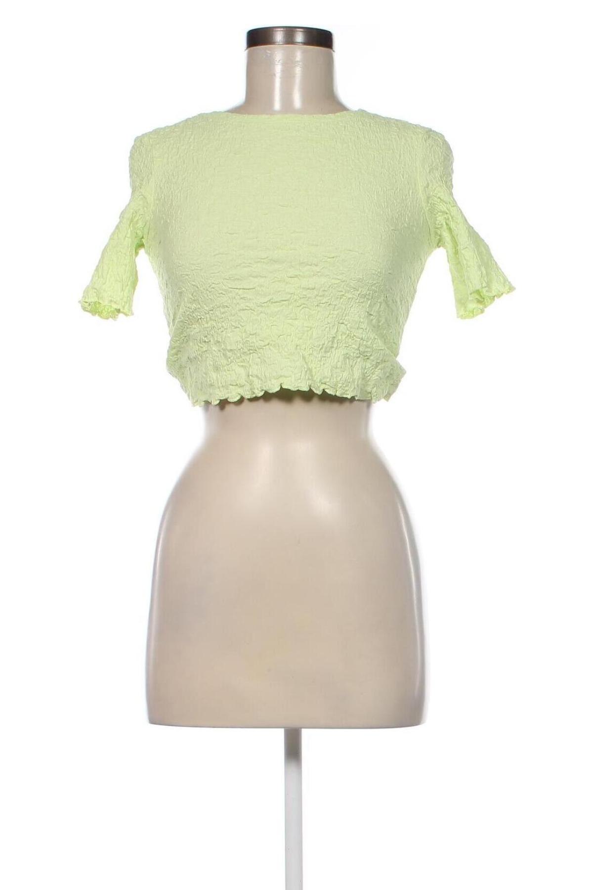 Γυναικεία μπλούζα Pieces, Μέγεθος S, Χρώμα Πράσινο, Τιμή 3,09 €