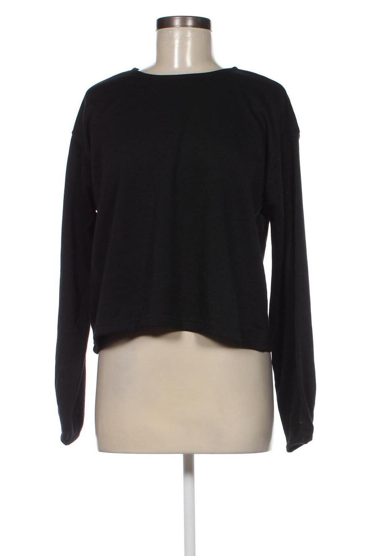 Γυναικεία μπλούζα Pieces, Μέγεθος M, Χρώμα Μαύρο, Τιμή 4,95 €