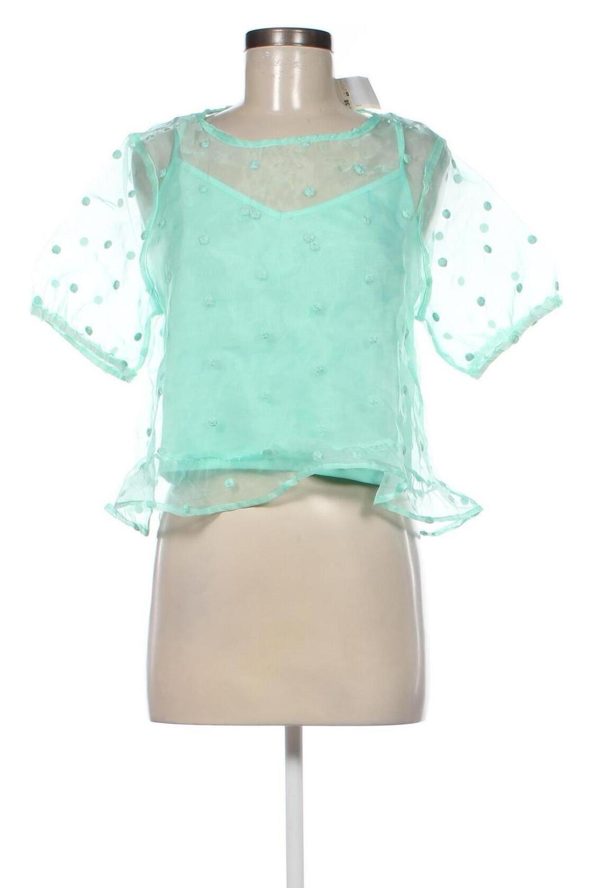 Γυναικεία μπλούζα Pimkie, Μέγεθος M, Χρώμα Πράσινο, Τιμή 5,59 €