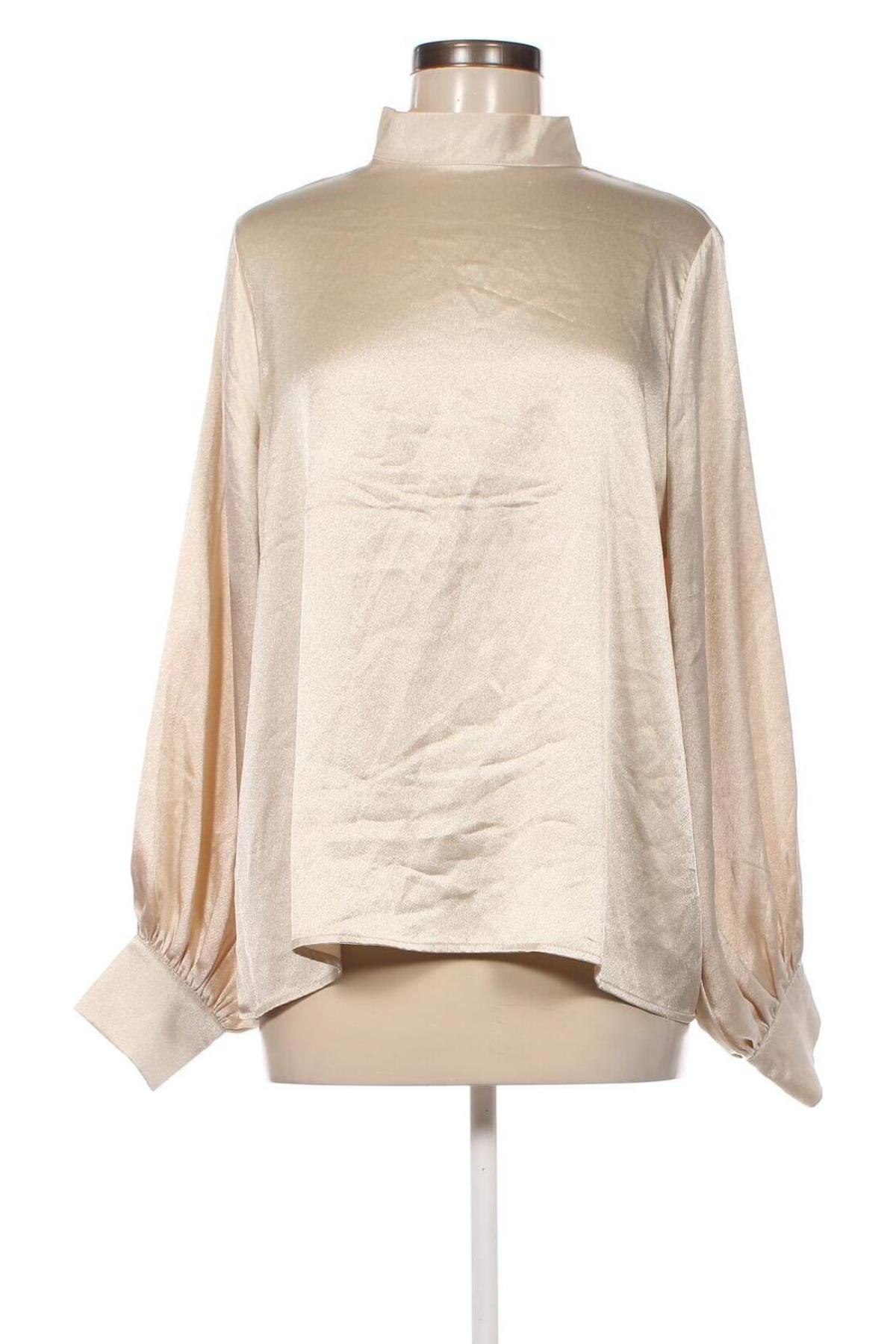 Γυναικεία μπλούζα Pretty Lavish, Μέγεθος M, Χρώμα Εκρού, Τιμή 16,40 €