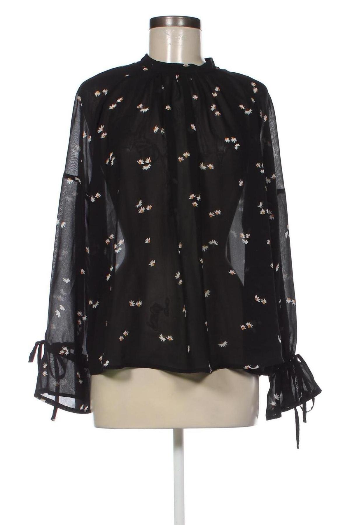 Дамска блуза Promod, Размер L, Цвят Черен, Цена 12,00 лв.