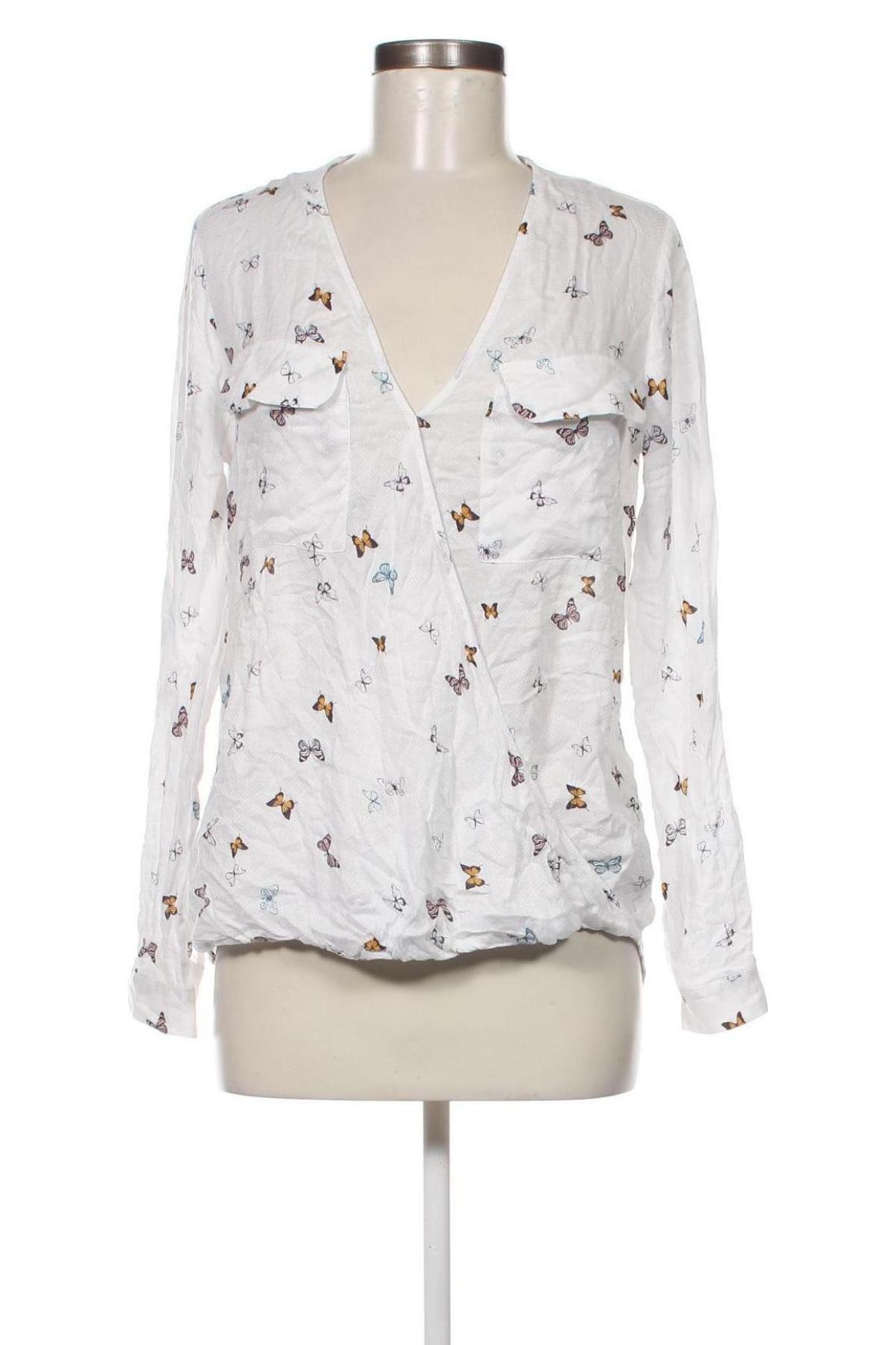 Дамска блуза Promod, Размер XL, Цвят Бял, Цена 14,40 лв.