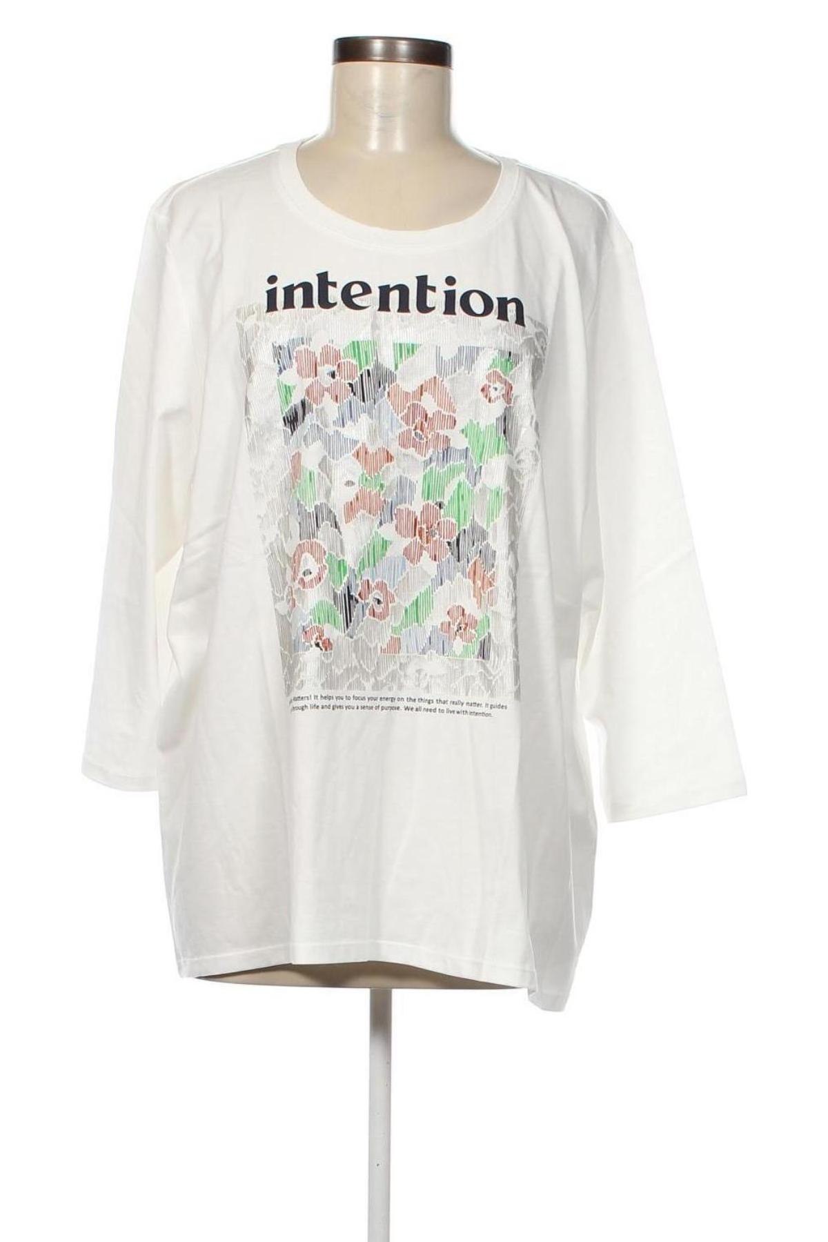 Γυναικεία μπλούζα S.Oliver, Μέγεθος XL, Χρώμα Λευκό, Τιμή 22,27 €