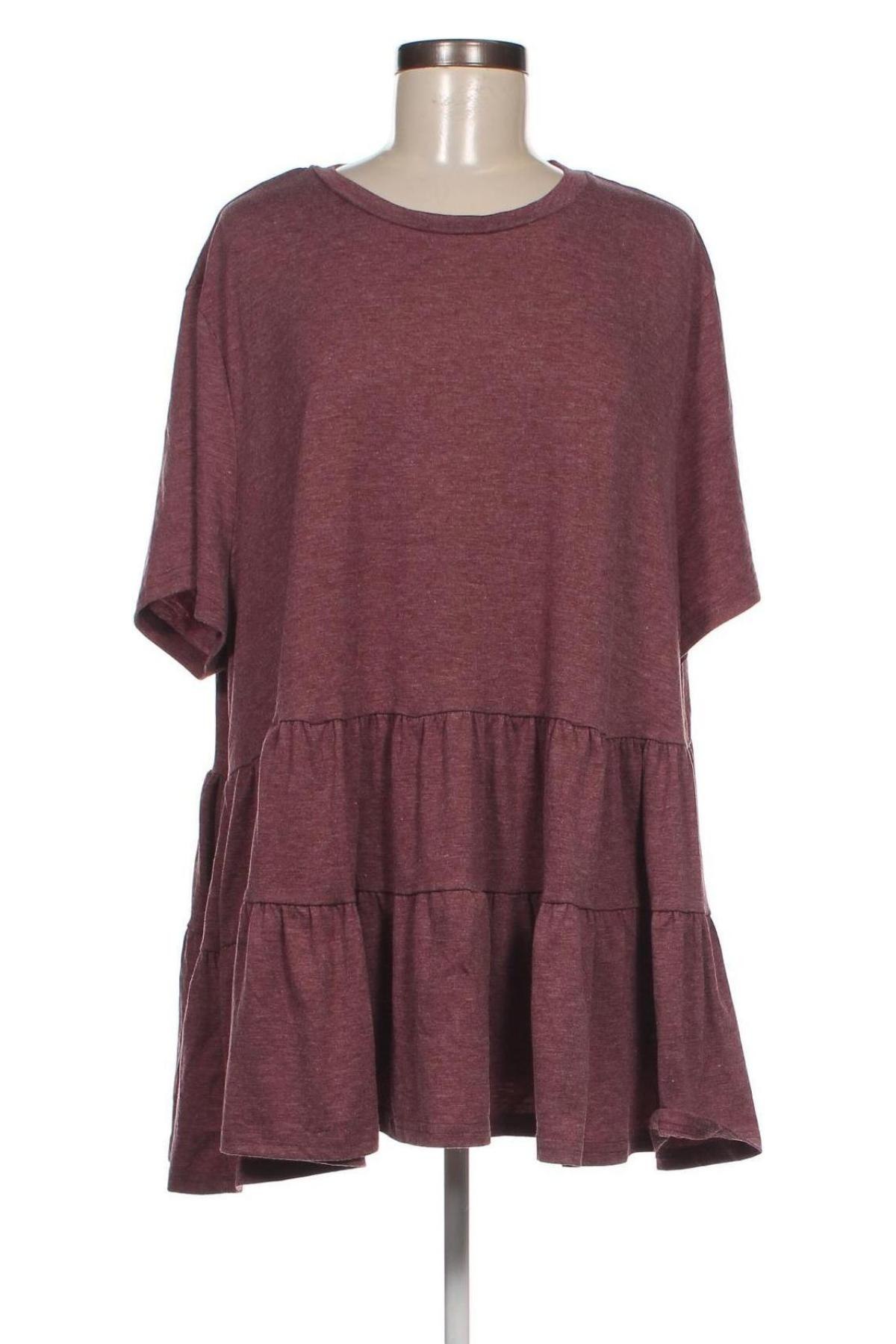 Дамска блуза SHEIN, Размер 4XL, Цвят Лилав, Цена 17,48 лв.
