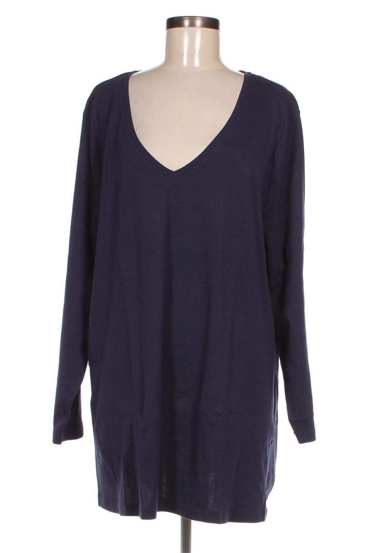 Дамска блуза Sheego, Размер 4XL, Цвят Син, Цена 34,56 лв.
