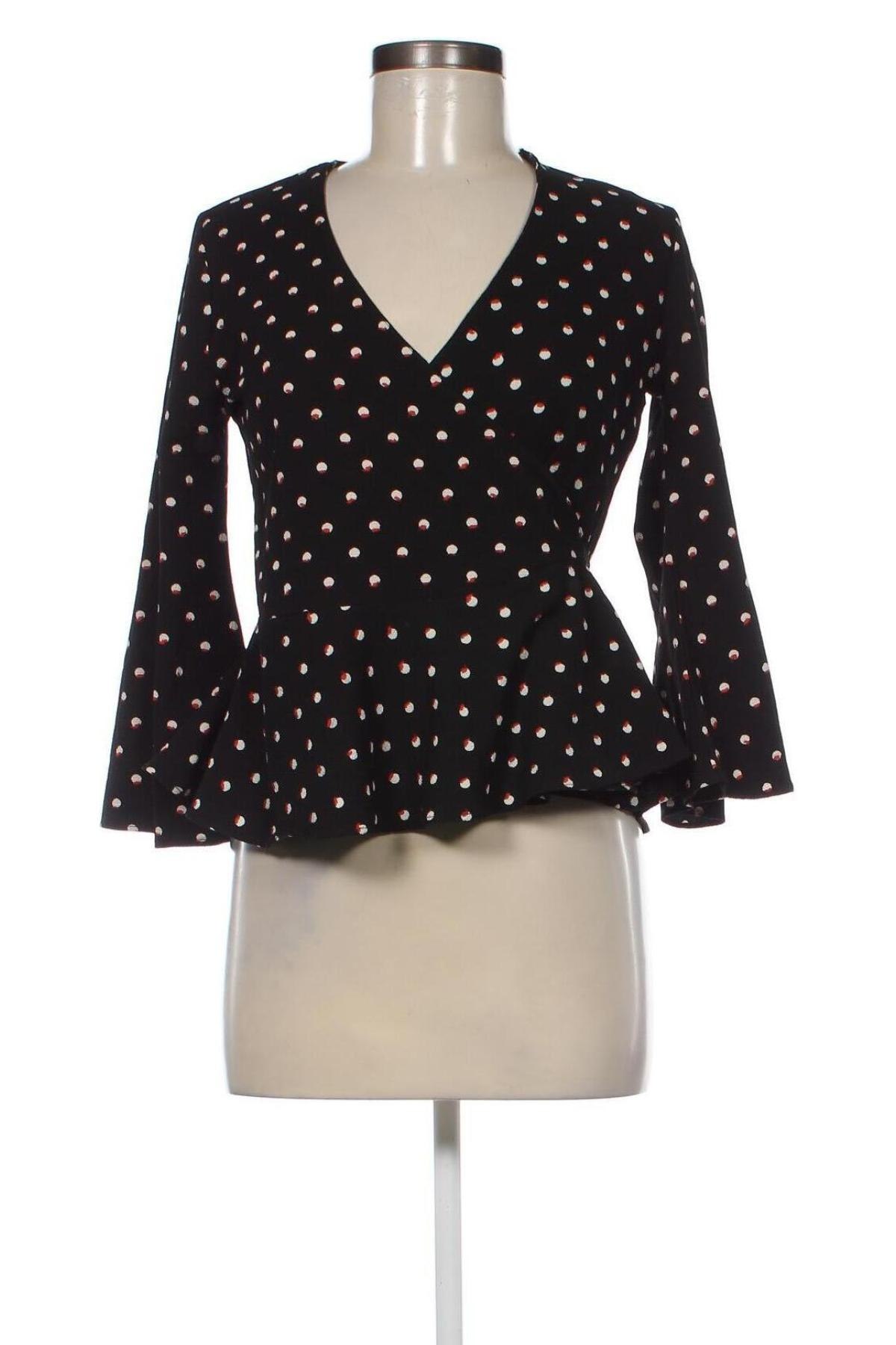Дамска блуза Sinsay, Размер XS, Цвят Черен, Цена 18,82 лв.