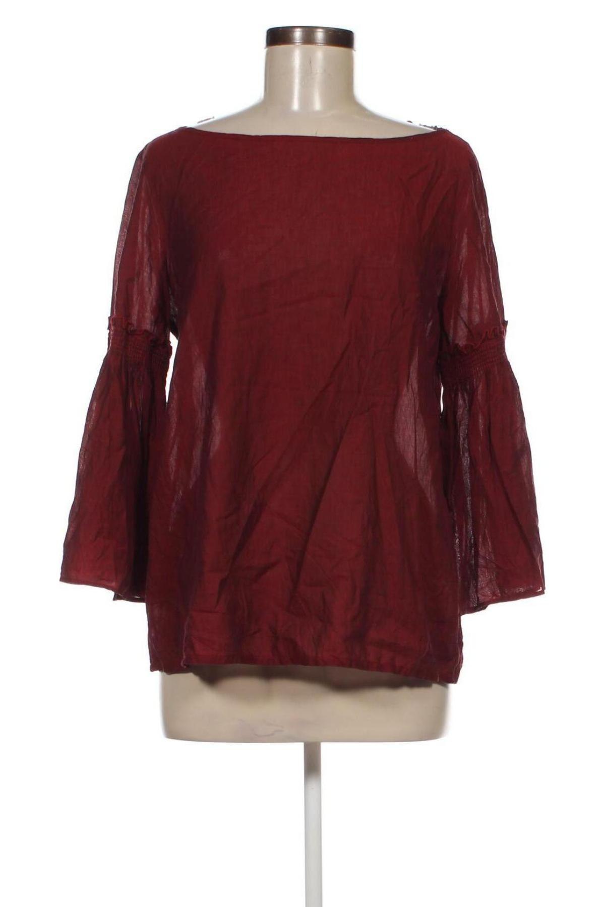 Дамска блуза Sisley, Размер M, Цвят Червен, Цена 26,52 лв.