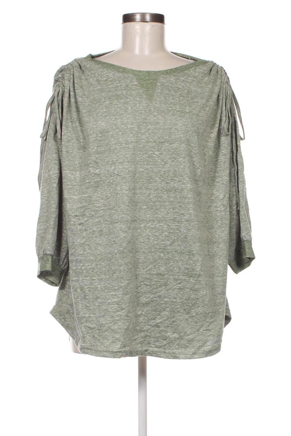Γυναικεία μπλούζα Suzanne Betro, Μέγεθος L, Χρώμα Πράσινο, Τιμή 3,88 €