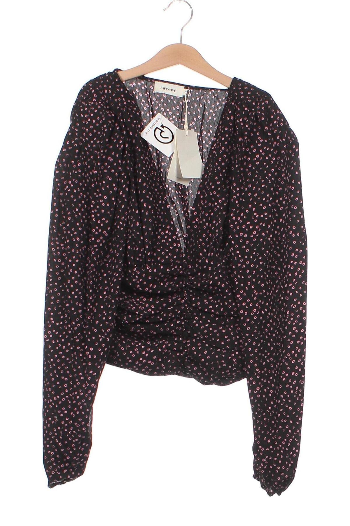 Γυναικεία μπλούζα Sweewe, Μέγεθος S, Χρώμα Μαύρο, Τιμή 3,84 €