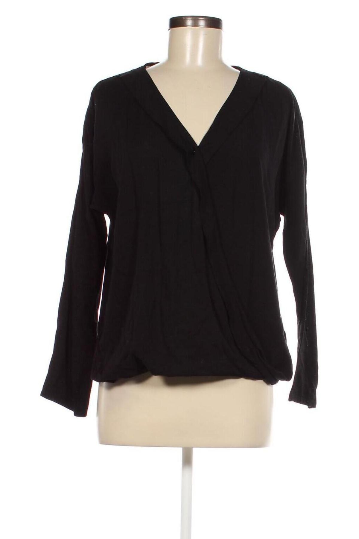 Γυναικεία μπλούζα Tom Tailor, Μέγεθος S, Χρώμα Μαύρο, Τιμή 3,42 €