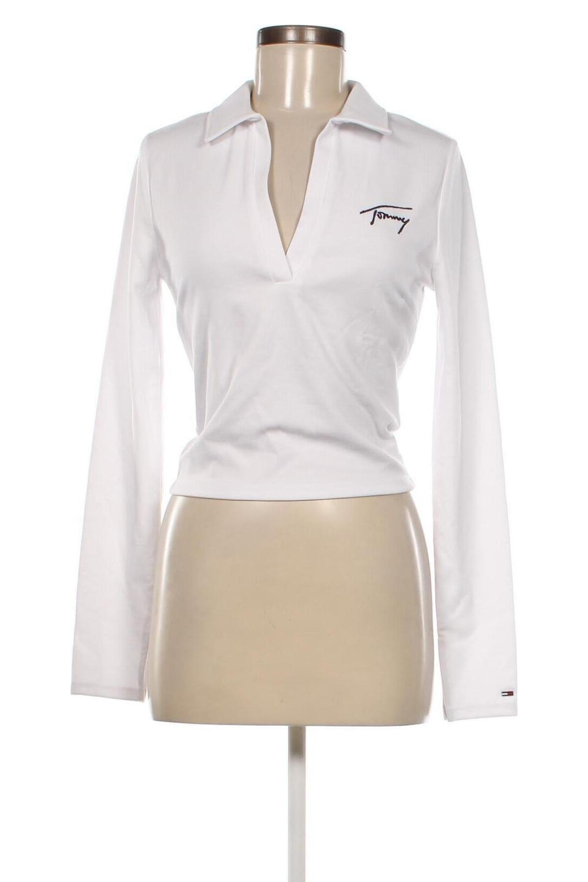 Γυναικεία μπλούζα Tommy Jeans, Μέγεθος S, Χρώμα Λευκό, Τιμή 112,58 €