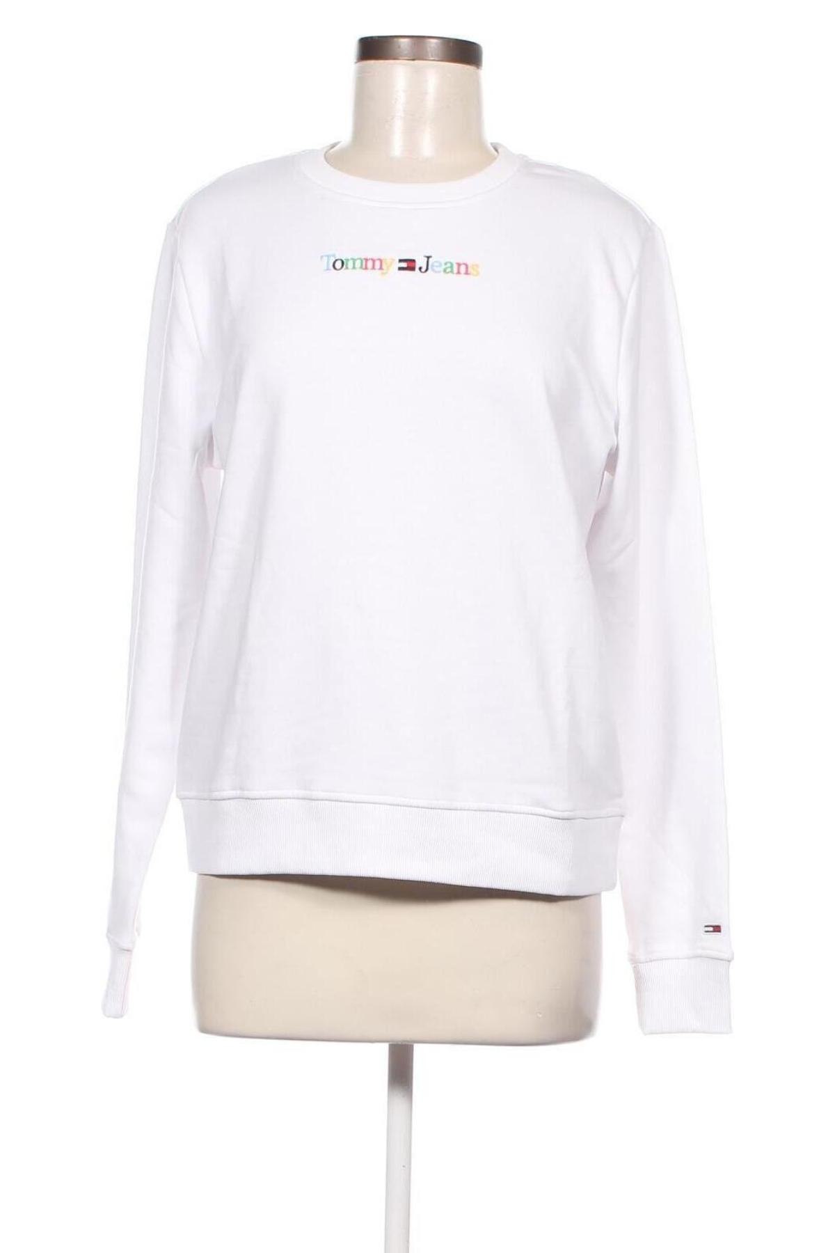 Γυναικεία μπλούζα Tommy Jeans, Μέγεθος M, Χρώμα Λευκό, Τιμή 112,58 €