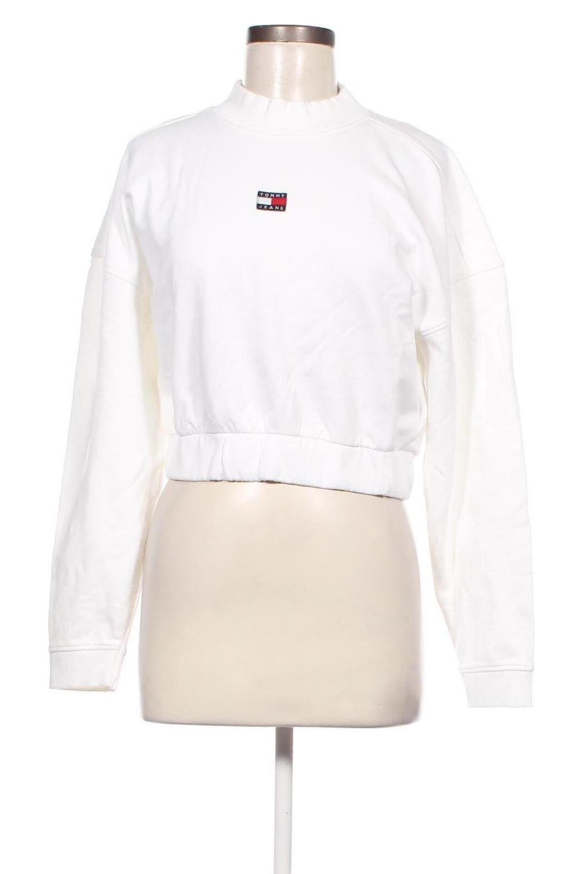 Γυναικεία μπλούζα Tommy Jeans, Μέγεθος M, Χρώμα Λευκό, Τιμή 39,40 €