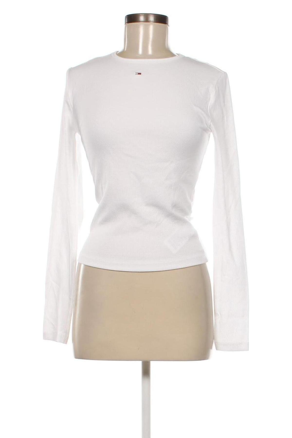 Γυναικεία μπλούζα Tommy Jeans, Μέγεθος S, Χρώμα Λευκό, Τιμή 39,40 €