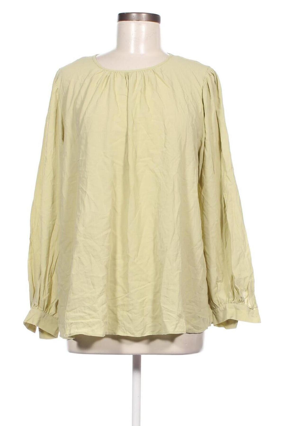 Дамска блуза Uniqlo, Размер XL, Цвят Зелен, Цена 6,48 лв.