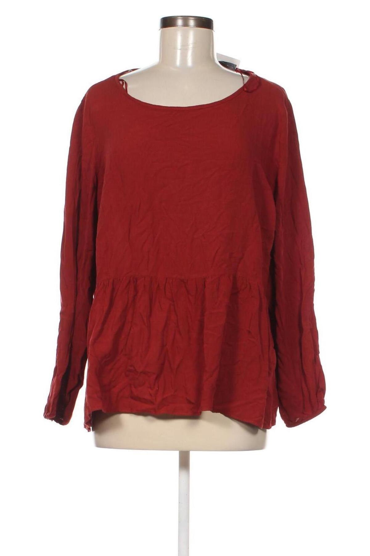 Γυναικεία μπλούζα Yessica, Μέγεθος XXL, Χρώμα Κόκκινο, Τιμή 4,94 €