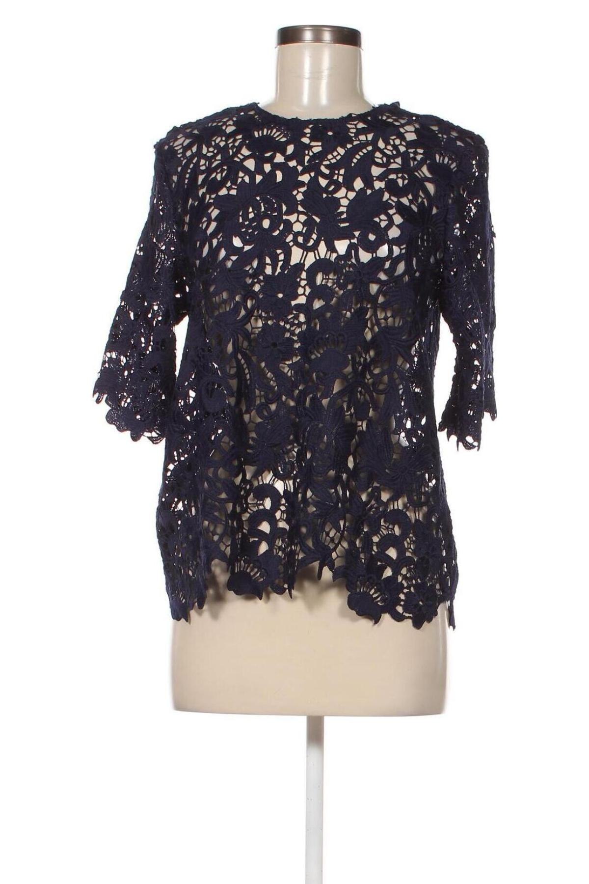Дамска блуза Zara, Размер XS, Цвят Син, Цена 11,20 лв.