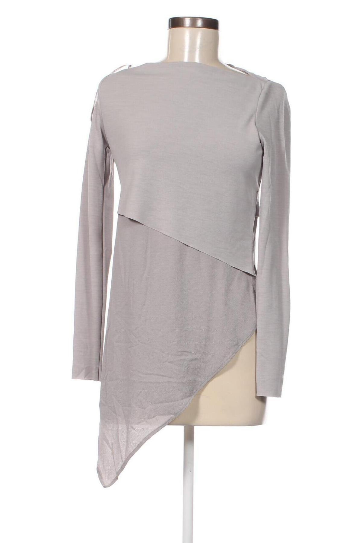 Γυναικεία μπλούζα Zara, Μέγεθος S, Χρώμα Γκρί, Τιμή 1,64 €
