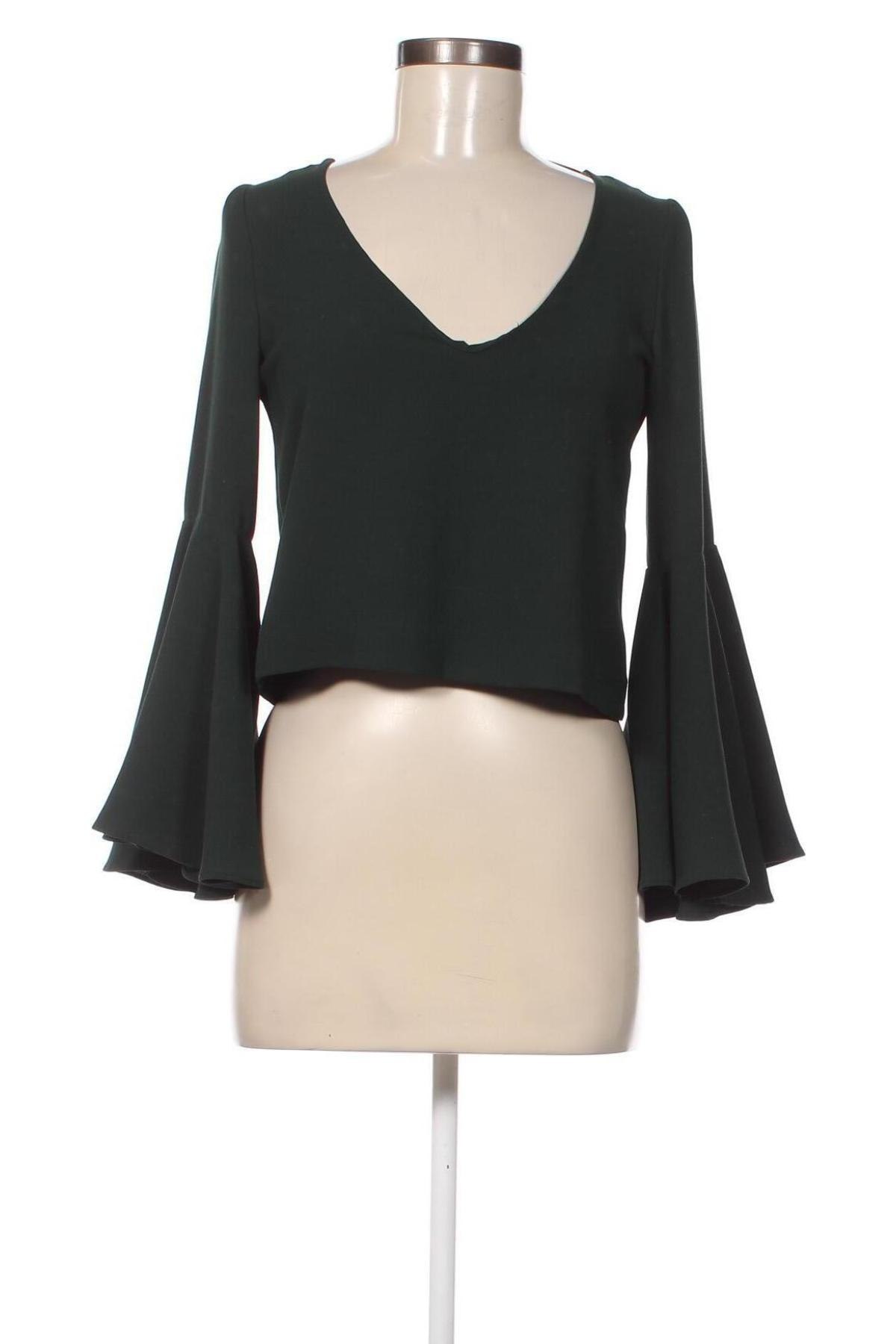 Damen Shirt Zara, Größe XS, Farbe Grün, Preis 5,26 €