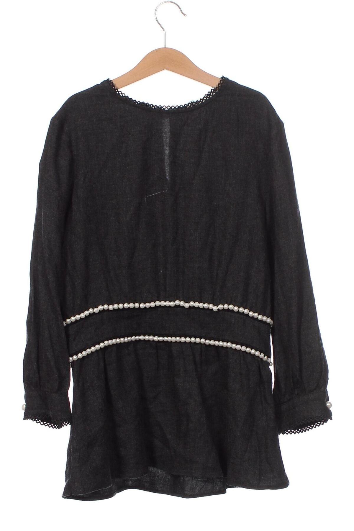 Дамска блуза Zara Trafaluc, Размер XS, Цвят Сив, Цена 4,40 лв.