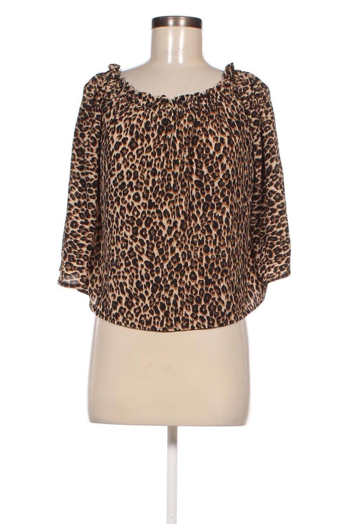 Γυναικεία μπλούζα Zebra, Μέγεθος M, Χρώμα  Μπέζ, Τιμή 1,76 €