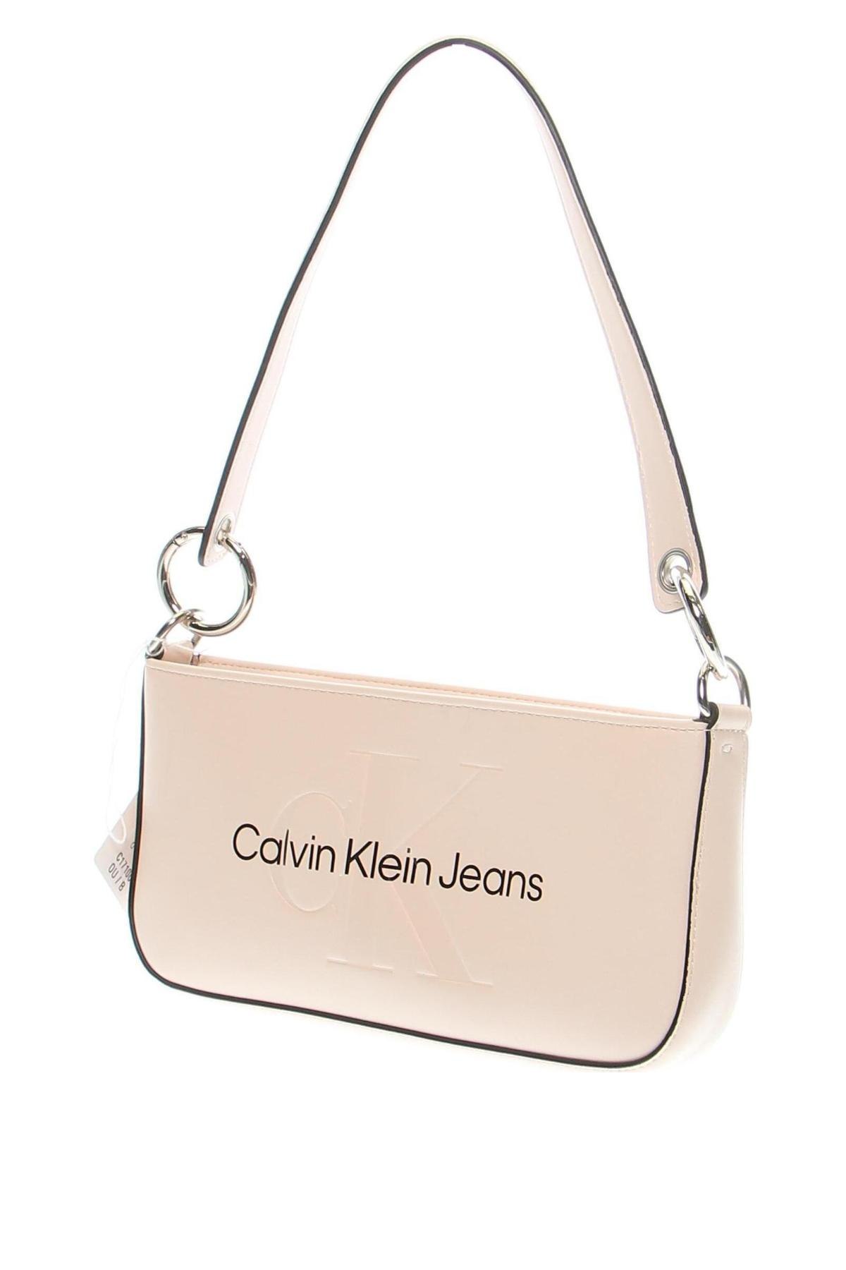 Geantă de femei Calvin Klein Jeans, Culoare Ecru, Preț 496,71 Lei