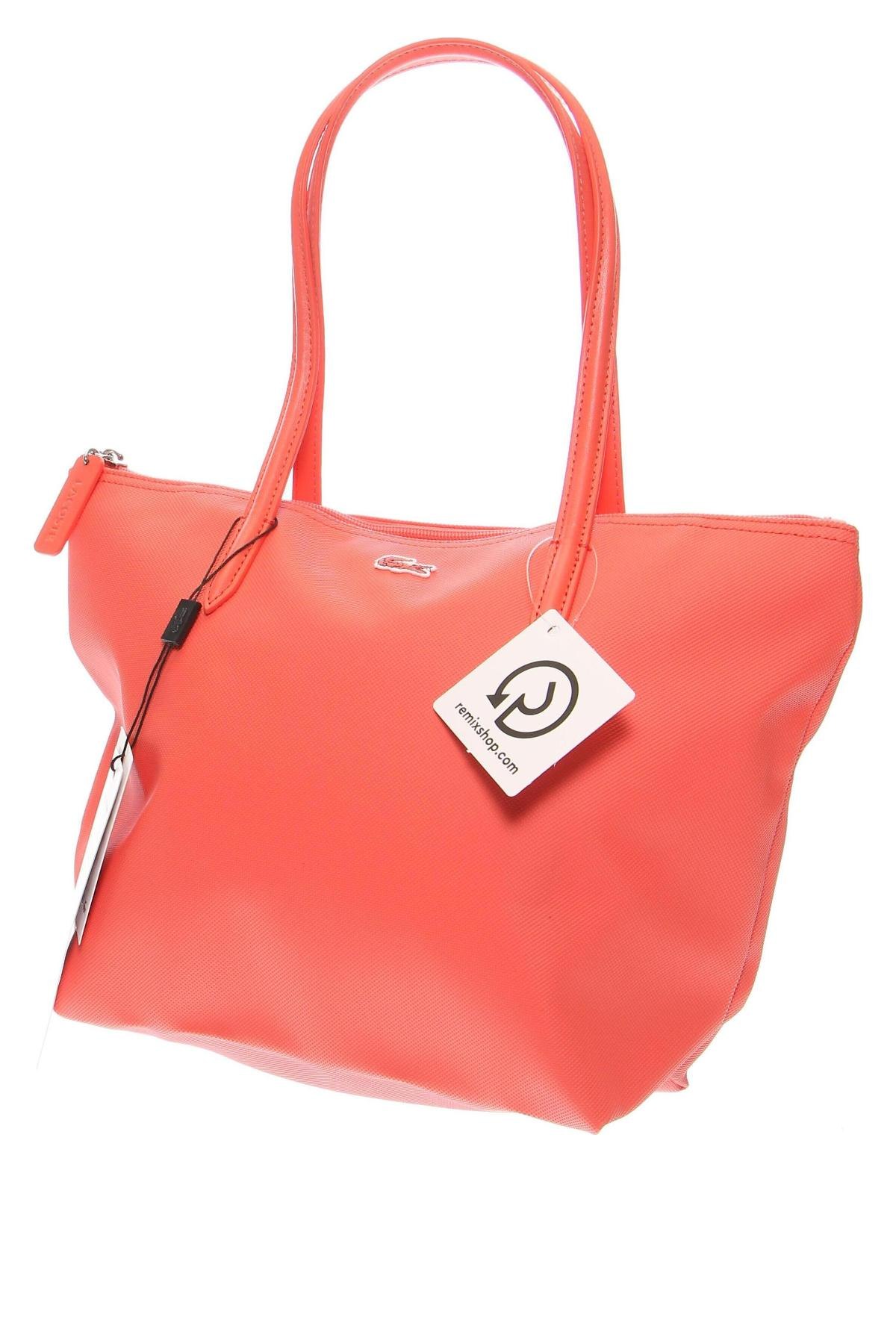 Дамска чанта Lacoste, Цвят Оранжев, Цена 269,00 лв.