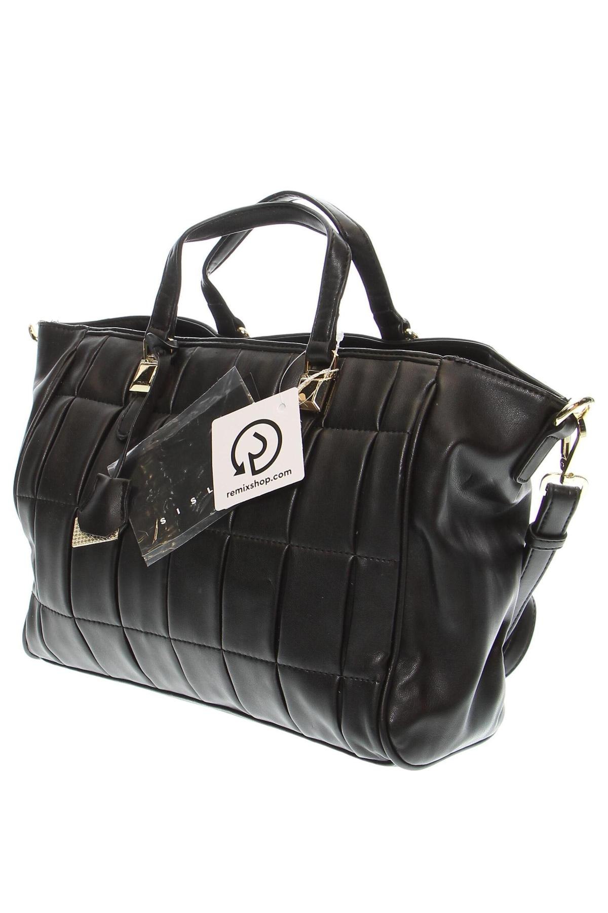 Γυναικεία τσάντα Sisley, Χρώμα Μαύρο, Τιμή 60,21 €