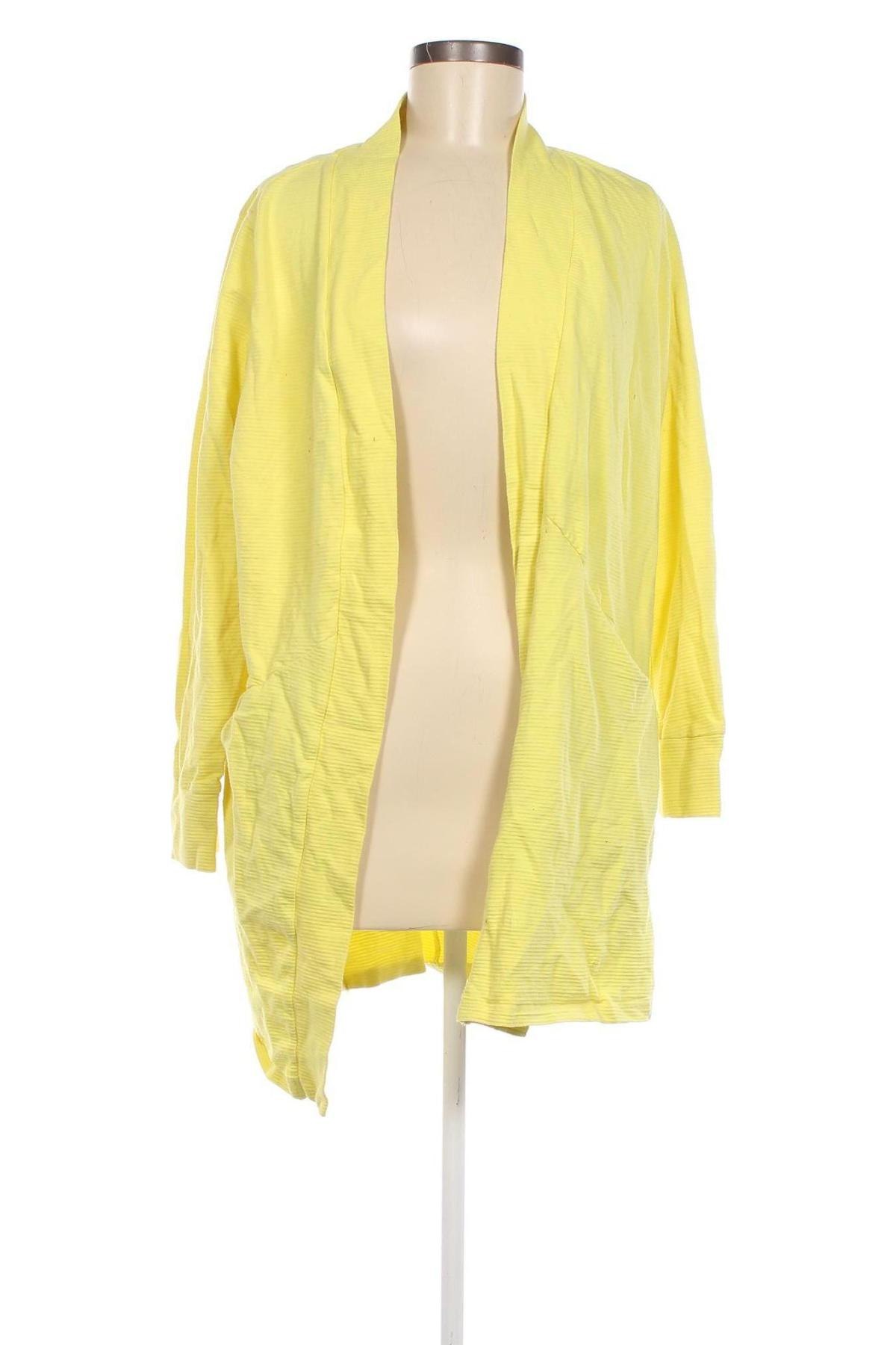 Γυναικεία ζακέτα Miss E, Μέγεθος XL, Χρώμα Κίτρινο, Τιμή 10,20 €