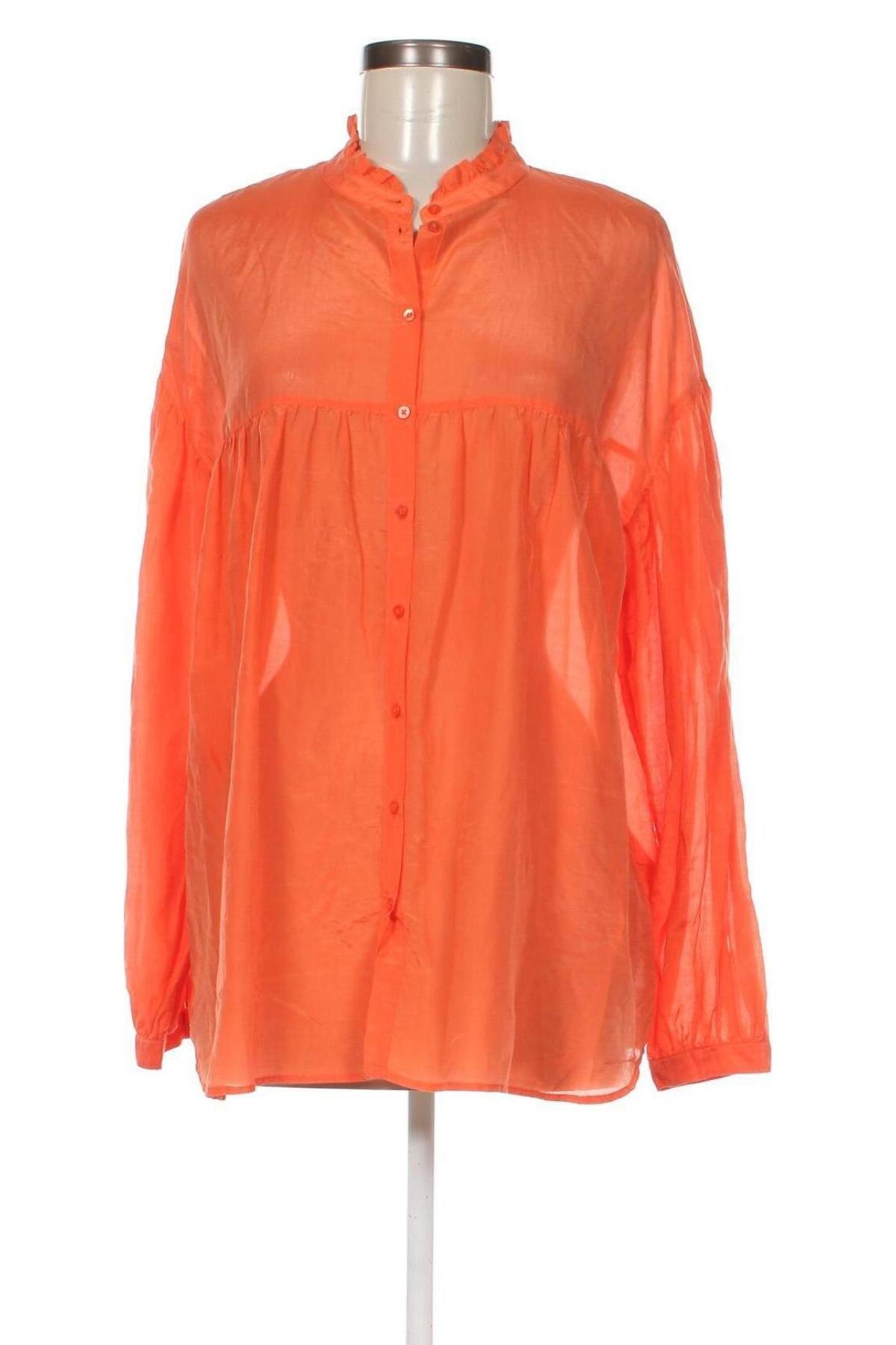 Γυναικείο πουκάμισο 0039 Italy, Μέγεθος XL, Χρώμα Πορτοκαλί, Τιμή 33,40 €