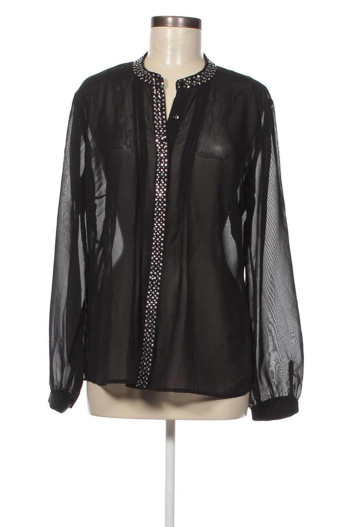 Γυναικείο πουκάμισο Body Flirt, Μέγεθος XL, Χρώμα Μαύρο, Τιμή 15,46 €