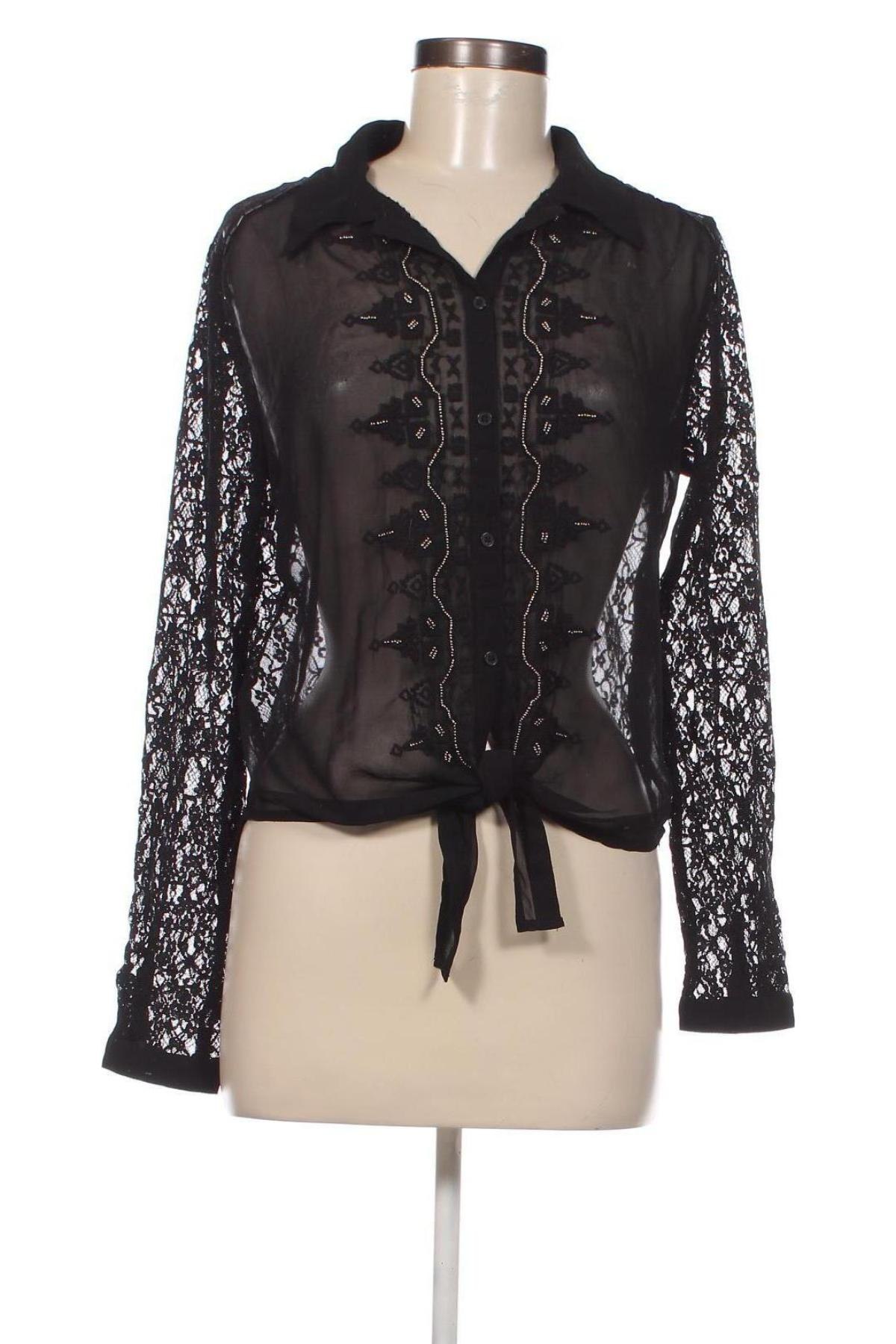 Γυναικείο πουκάμισο Breal, Μέγεθος L, Χρώμα Μαύρο, Τιμή 14,85 €