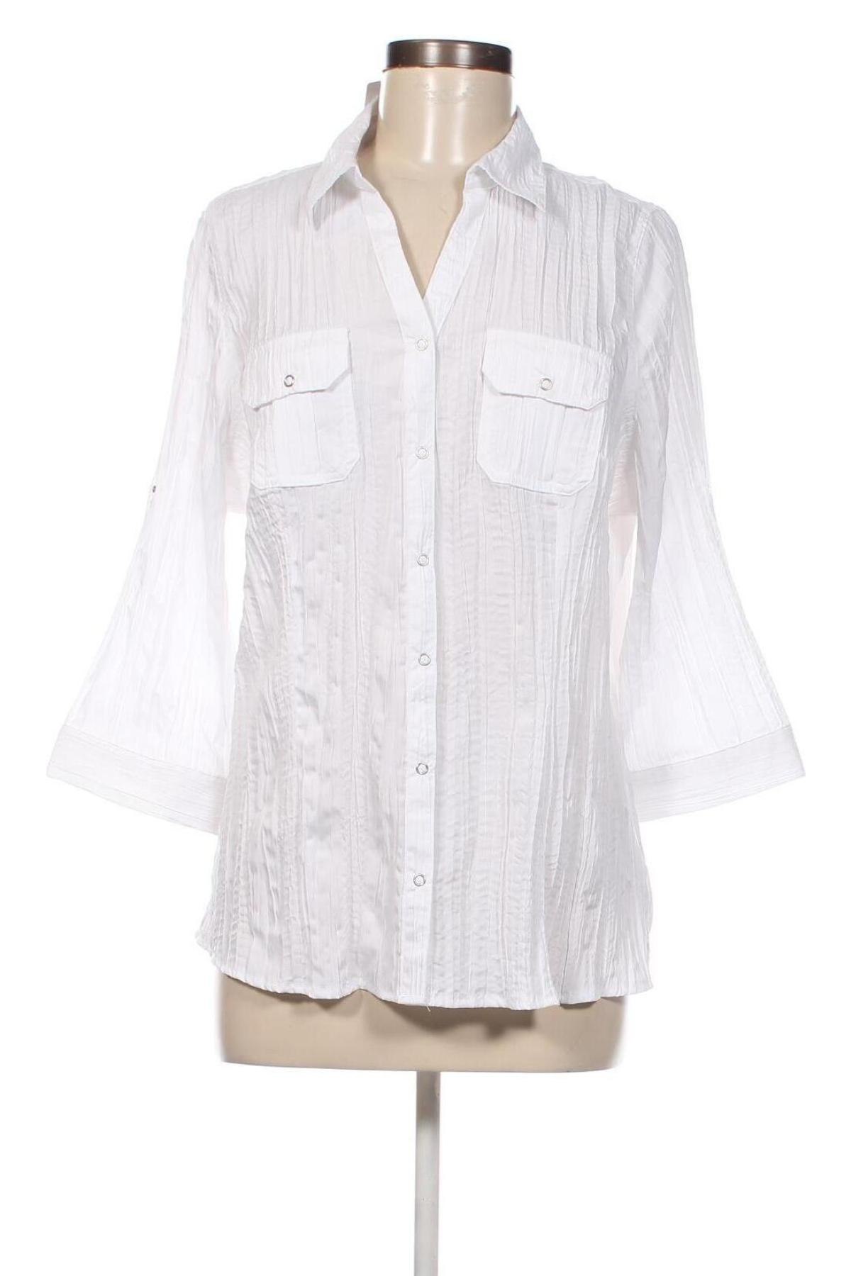 Γυναικείο πουκάμισο Canda, Μέγεθος M, Χρώμα Λευκό, Τιμή 15,46 €