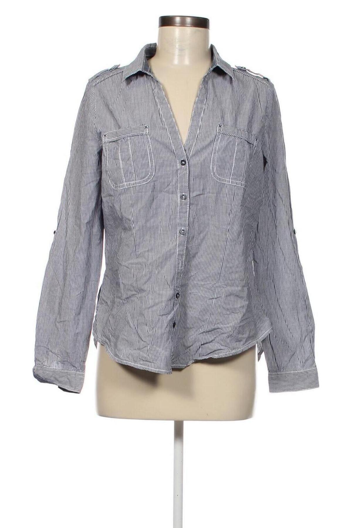 Γυναικείο πουκάμισο Clockhouse, Μέγεθος S, Χρώμα Γκρί, Τιμή 2,78 €