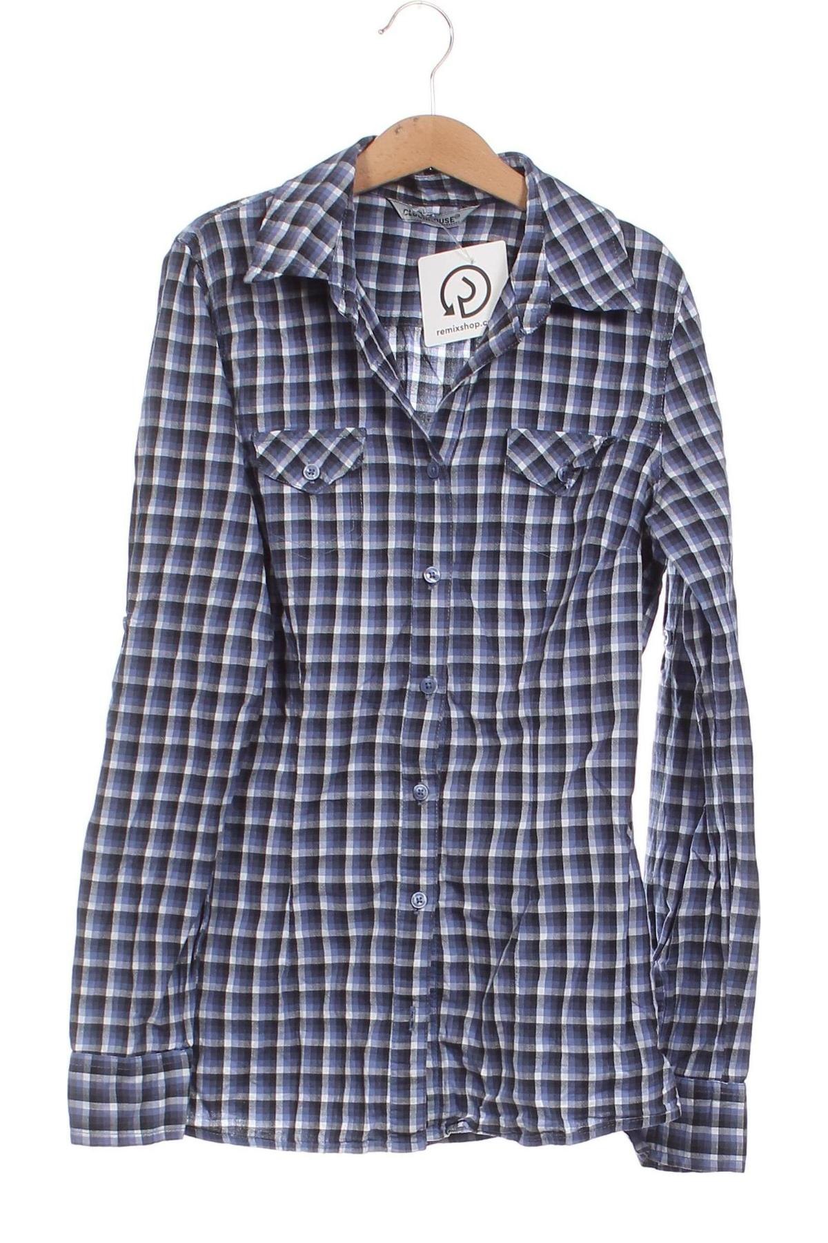 Γυναικείο πουκάμισο Clockhouse, Μέγεθος S, Χρώμα Μπλέ, Τιμή 5,01 €