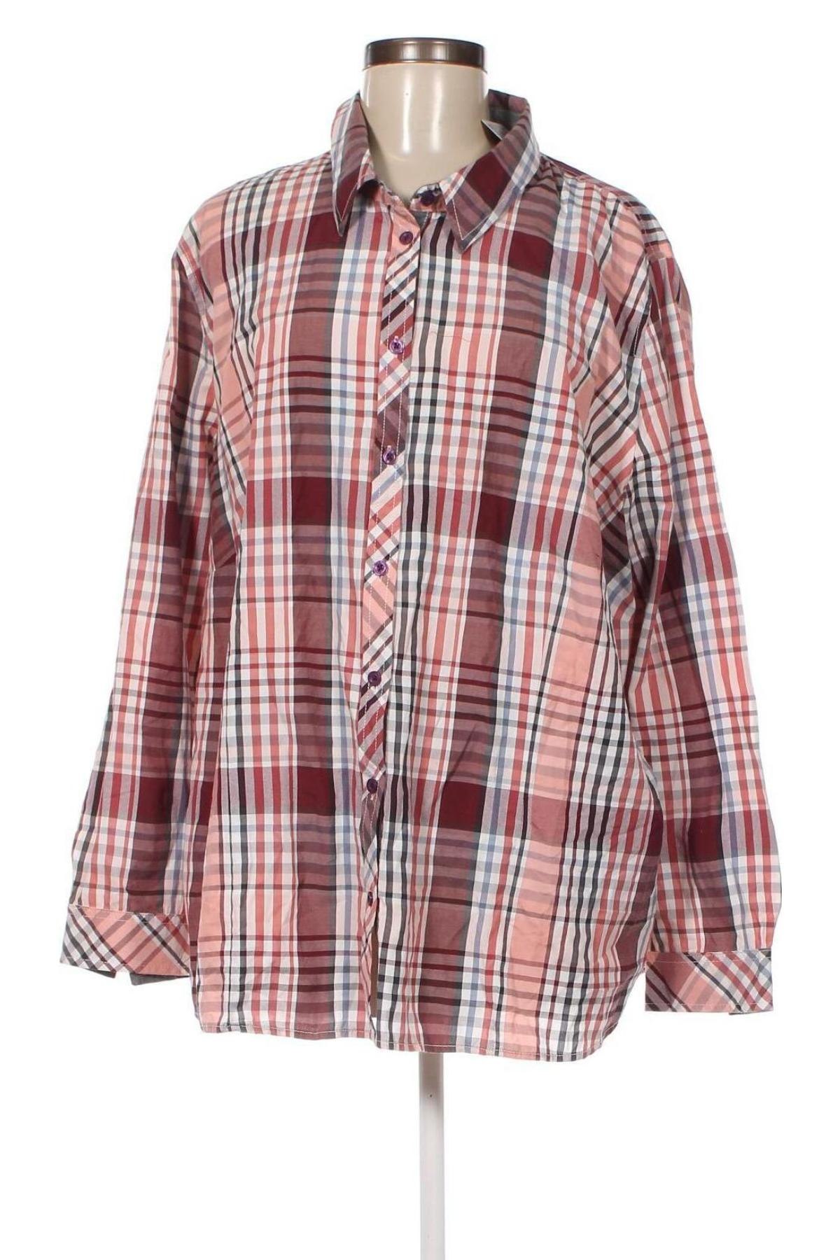 Γυναικείο πουκάμισο Collection L, Μέγεθος 4XL, Χρώμα Πολύχρωμο, Τιμή 10,36 €