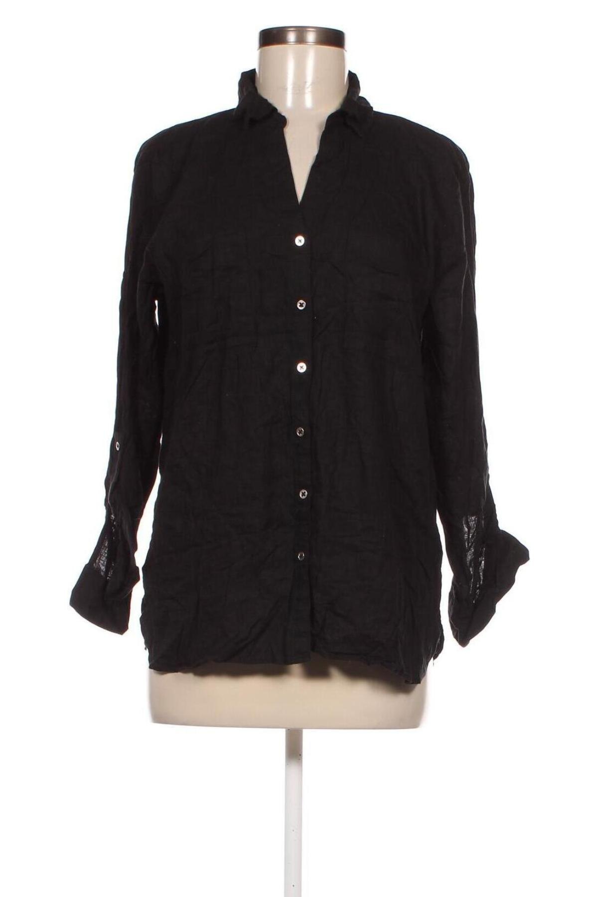 Γυναικείο πουκάμισο Dotti, Μέγεθος M, Χρώμα Μαύρο, Τιμή 15,46 €