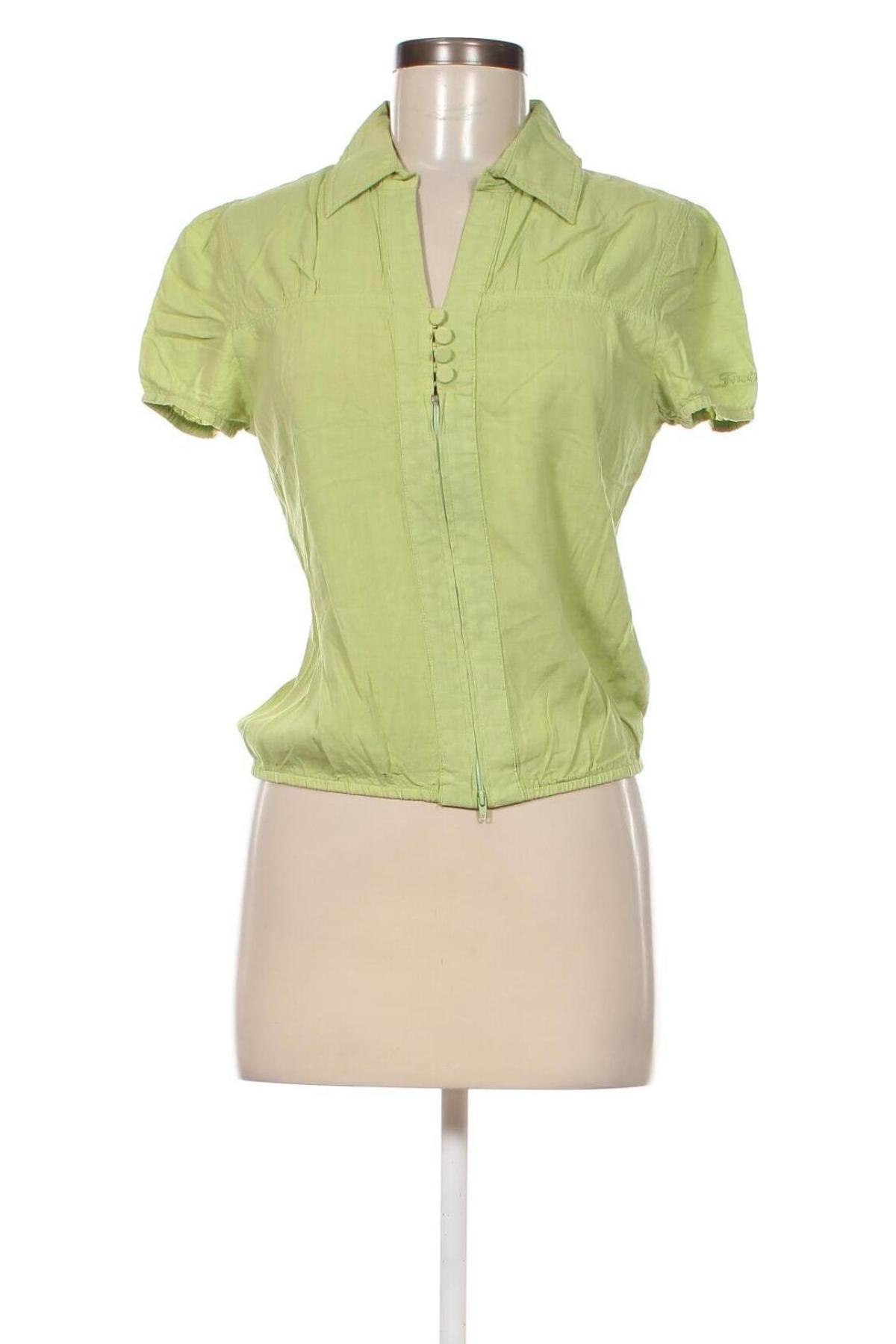 Γυναικείο πουκάμισο Firetrap, Μέγεθος M, Χρώμα Πράσινο, Τιμή 4,90 €