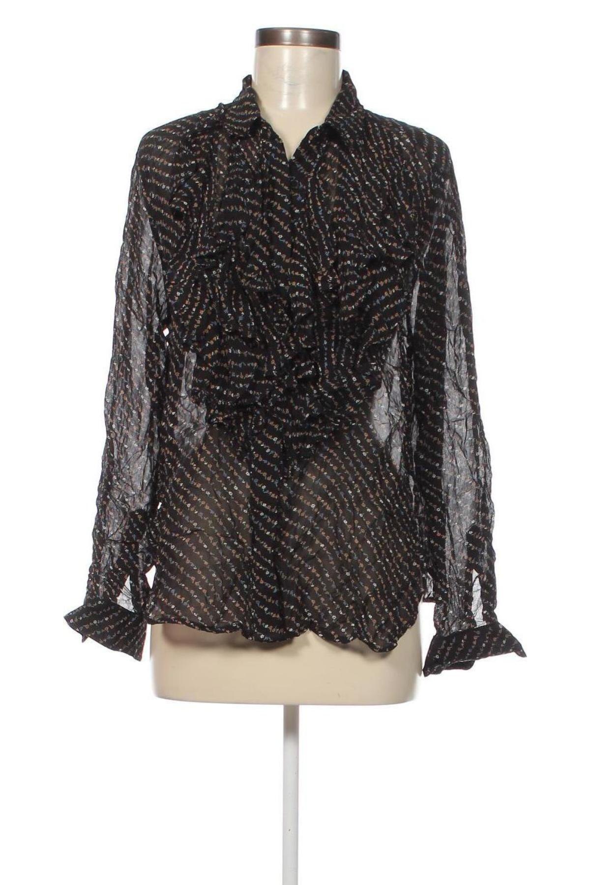 Γυναικείο πουκάμισο Ganni, Μέγεθος S, Χρώμα Πολύχρωμο, Τιμή 26,72 €