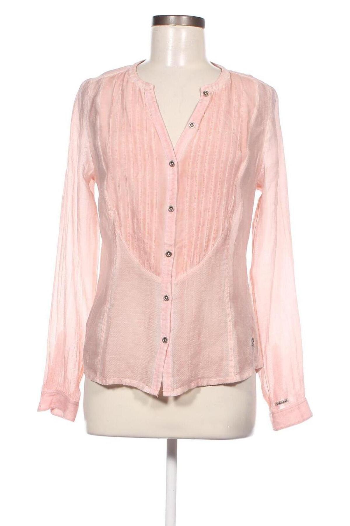 Γυναικείο πουκάμισο Garcia Jeans, Μέγεθος M, Χρώμα Ρόζ , Τιμή 4,32 €