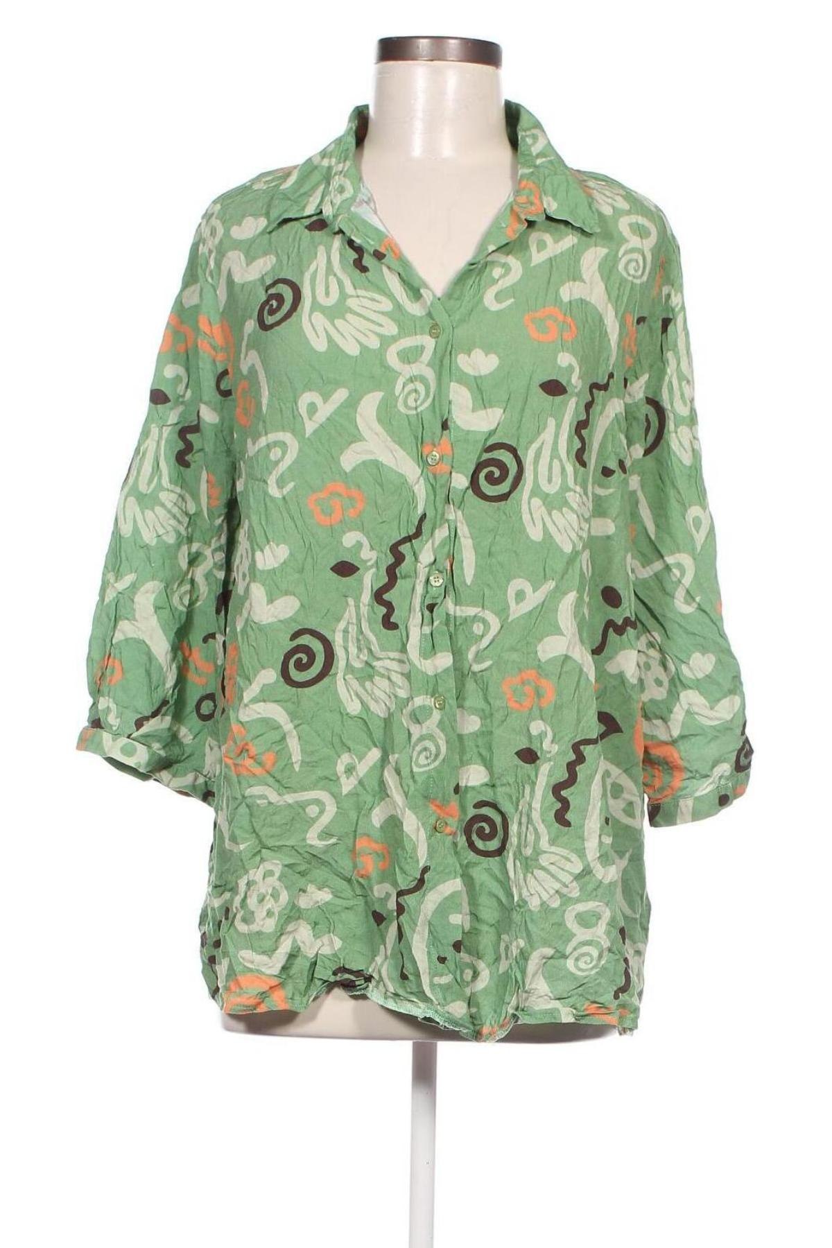 Γυναικείο πουκάμισο Gina Laura, Μέγεθος XXL, Χρώμα Πολύχρωμο, Τιμή 14,85 €