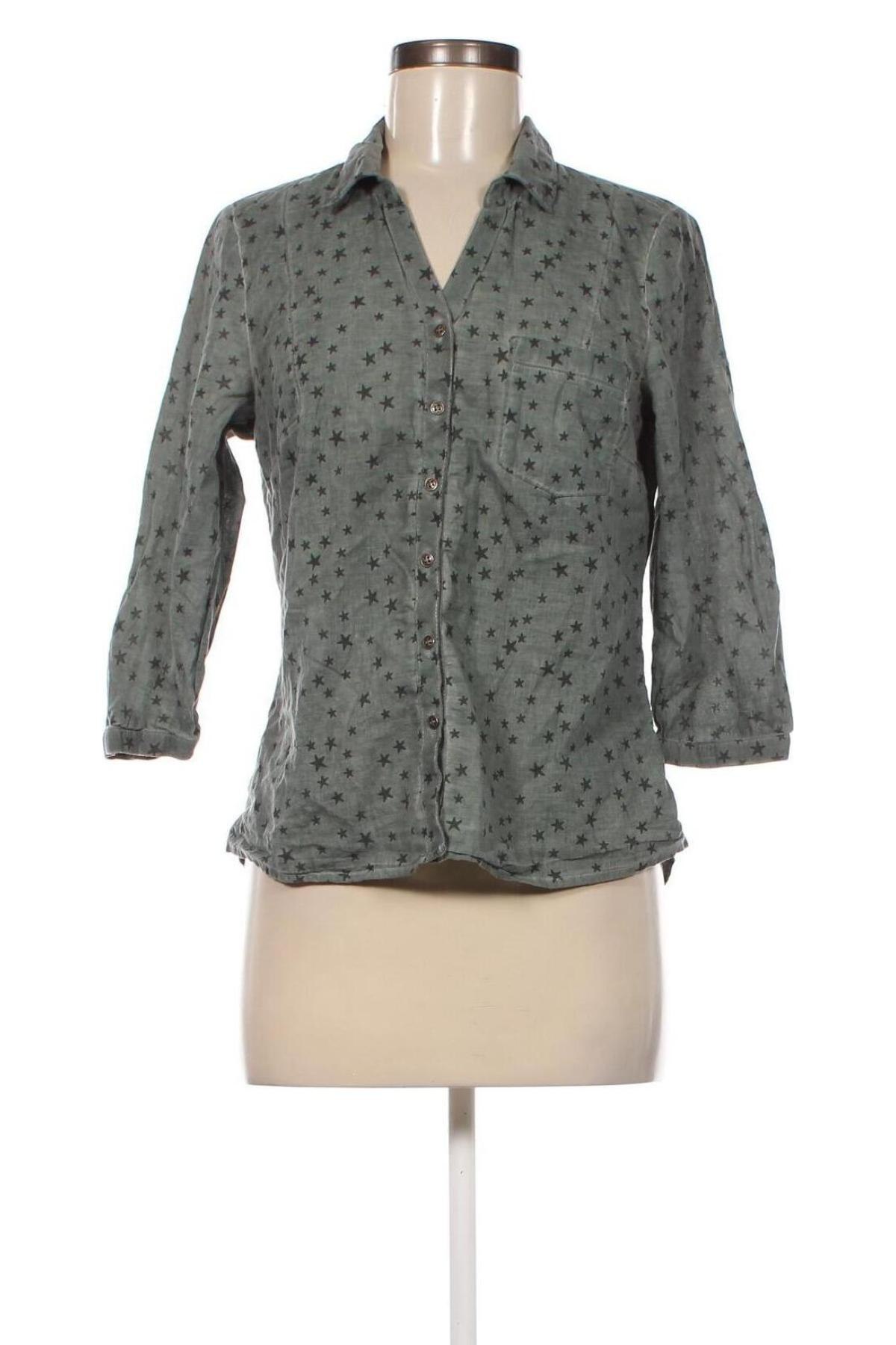 Γυναικείο πουκάμισο Gina Laura, Μέγεθος M, Χρώμα Πράσινο, Τιμή 3,42 €
