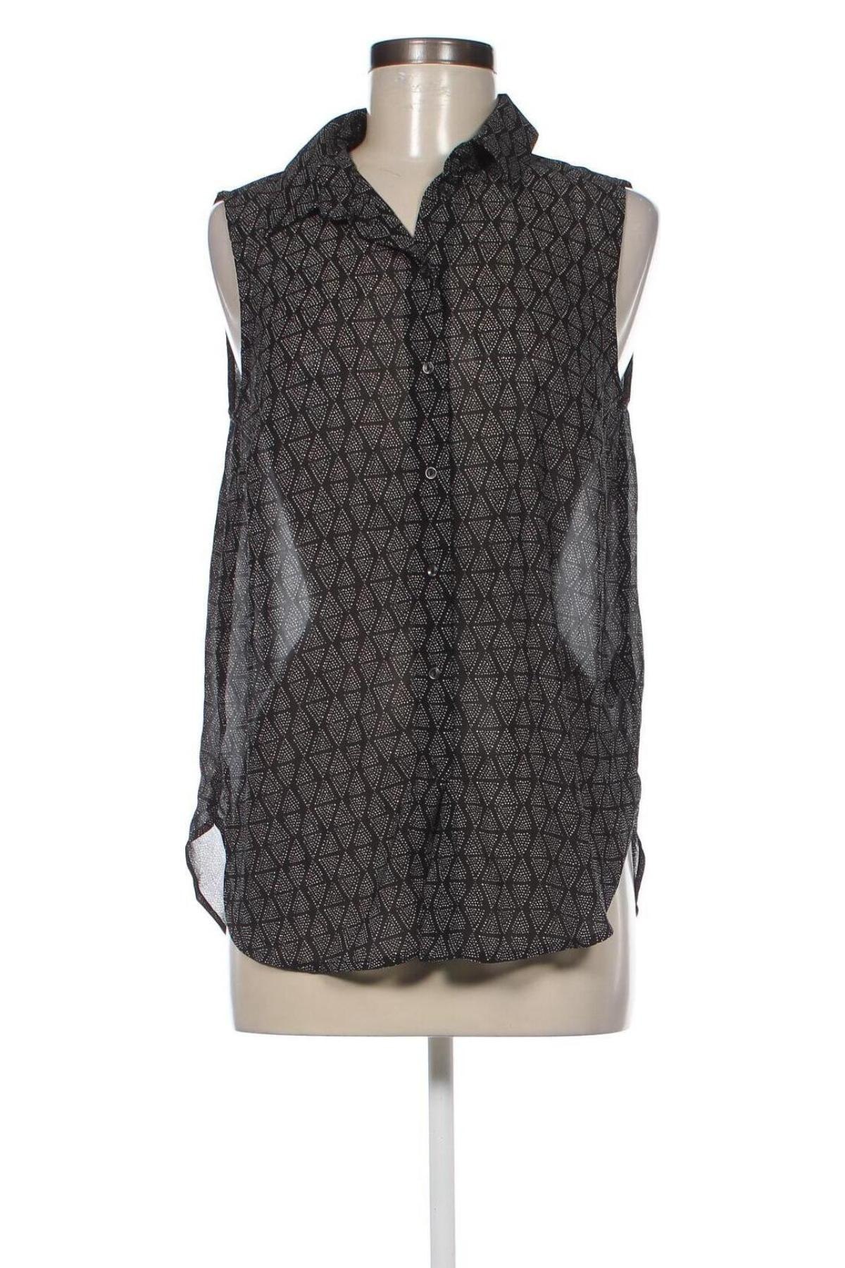 Γυναικείο πουκάμισο H&M, Μέγεθος XS, Χρώμα Μαύρο, Τιμή 12,83 €