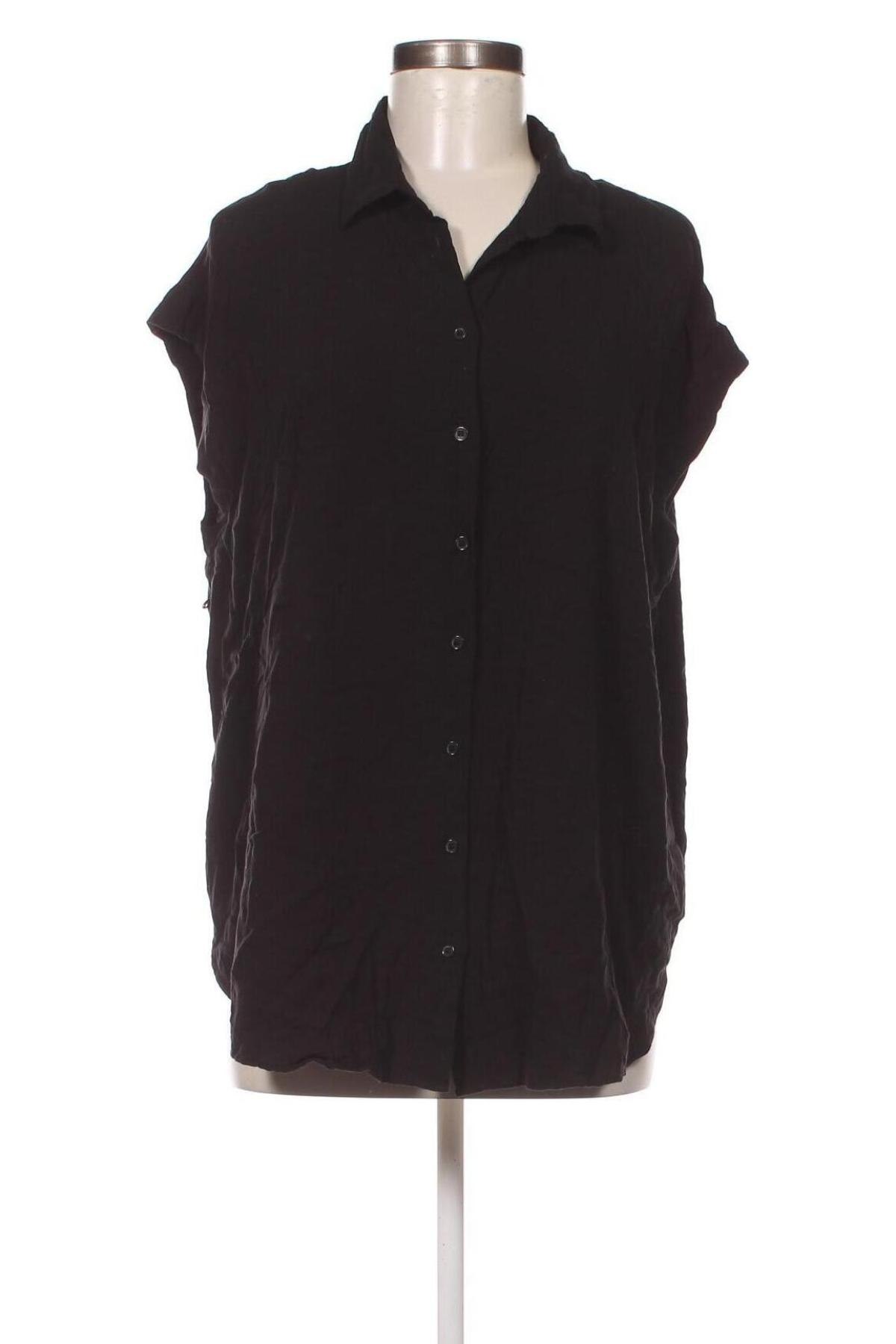 Дамска риза H&M Mama, Размер L, Цвят Черен, Цена 10,00 лв.