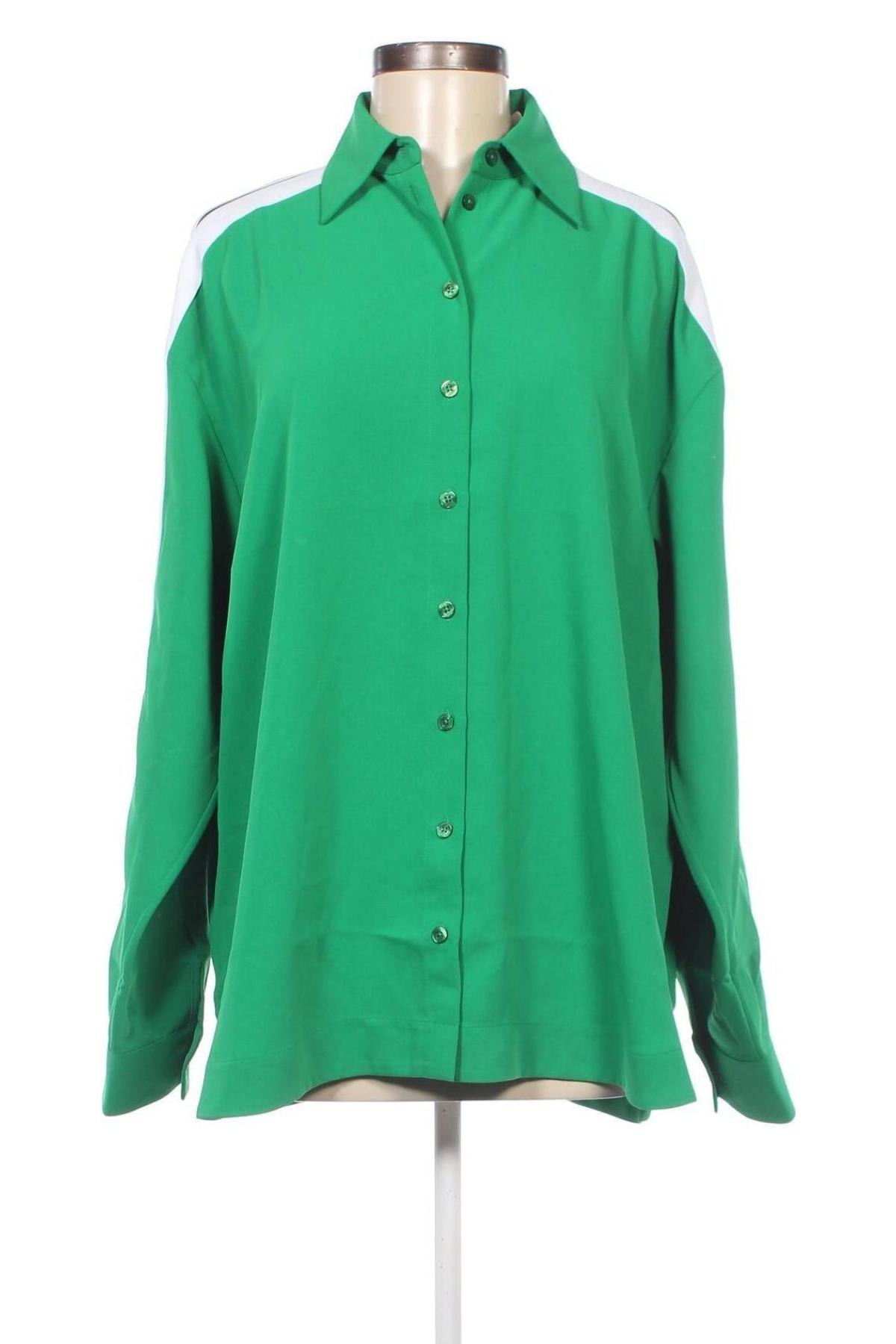 Γυναικείο πουκάμισο Hugo Boss, Μέγεθος S, Χρώμα Πράσινο, Τιμή 114,43 €