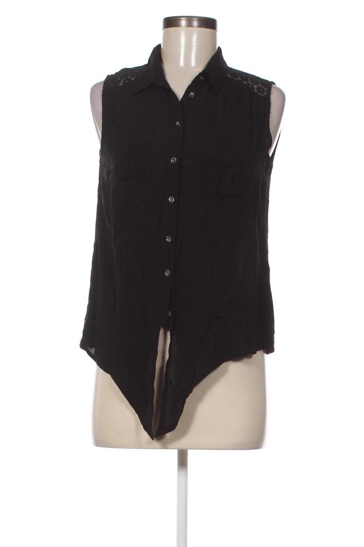 Γυναικείο πουκάμισο Jean Pascale, Μέγεθος S, Χρώμα Μαύρο, Τιμή 12,79 €