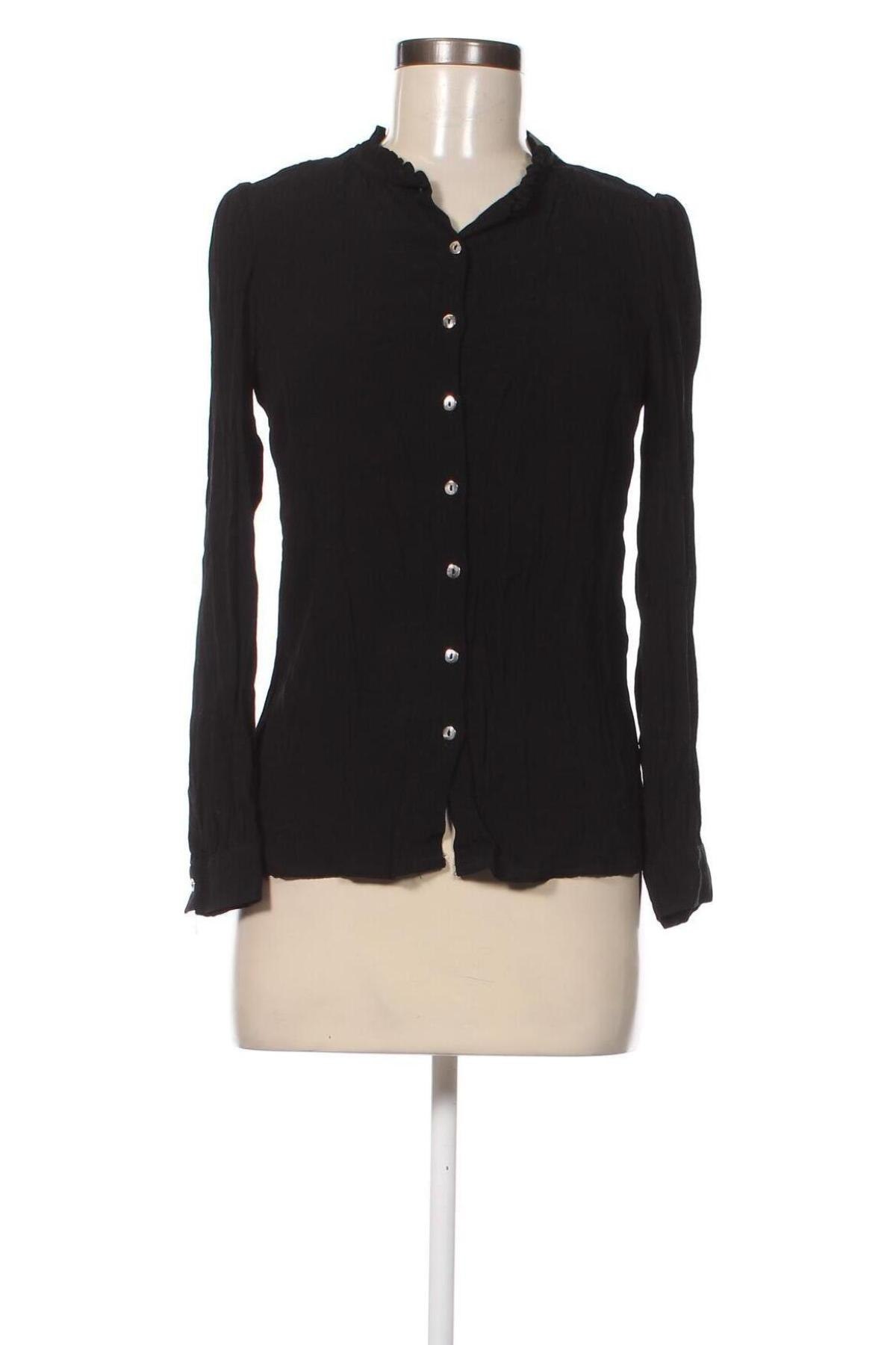 Γυναικείο πουκάμισο Mohito, Μέγεθος XS, Χρώμα Μαύρο, Τιμή 12,79 €