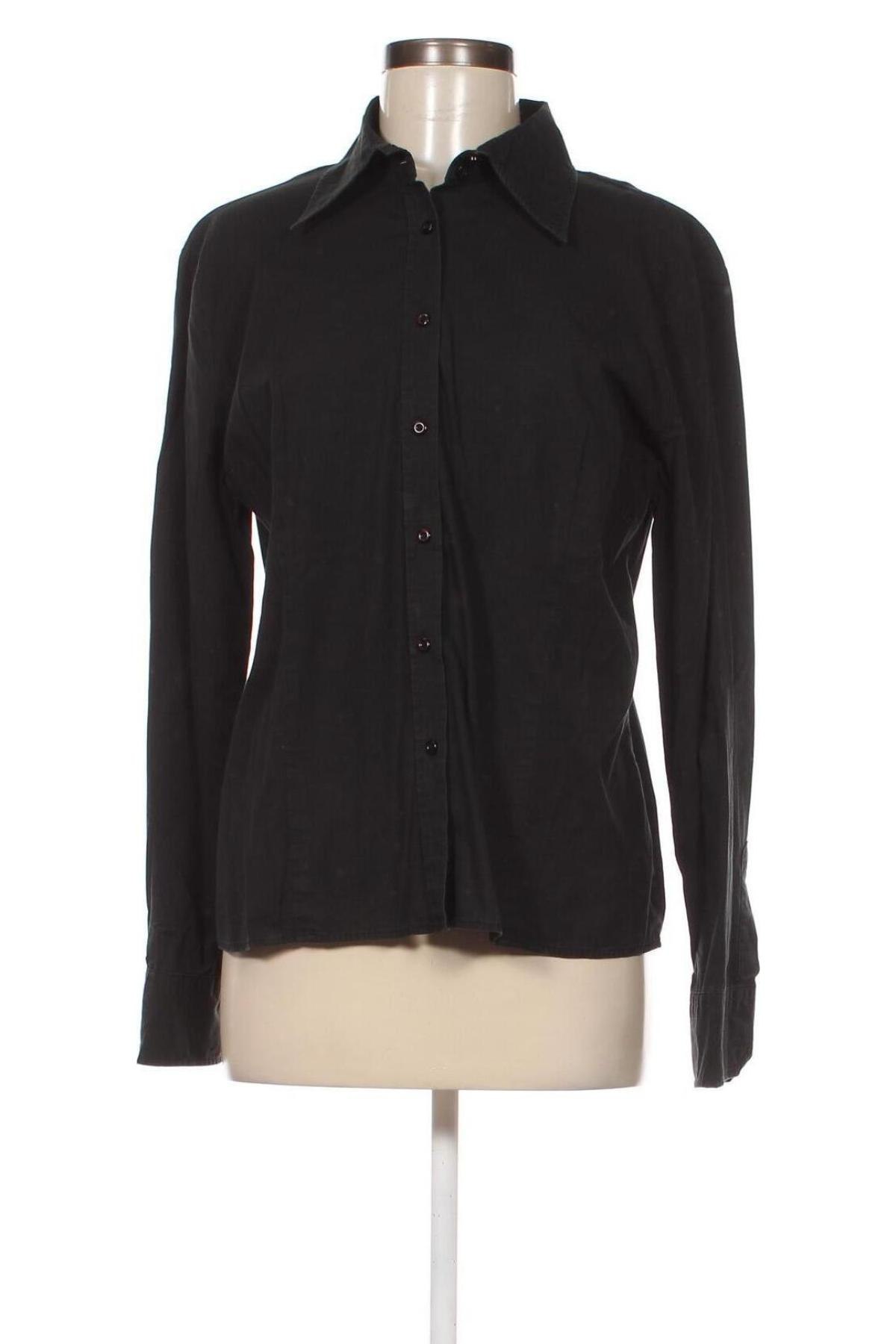 Γυναικείο πουκάμισο Montego, Μέγεθος M, Χρώμα Μαύρο, Τιμή 4,16 €