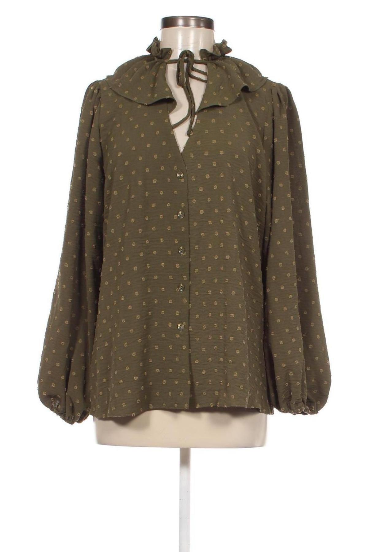 Γυναικείο πουκάμισο Principles, Μέγεθος L, Χρώμα Πράσινο, Τιμή 5,57 €